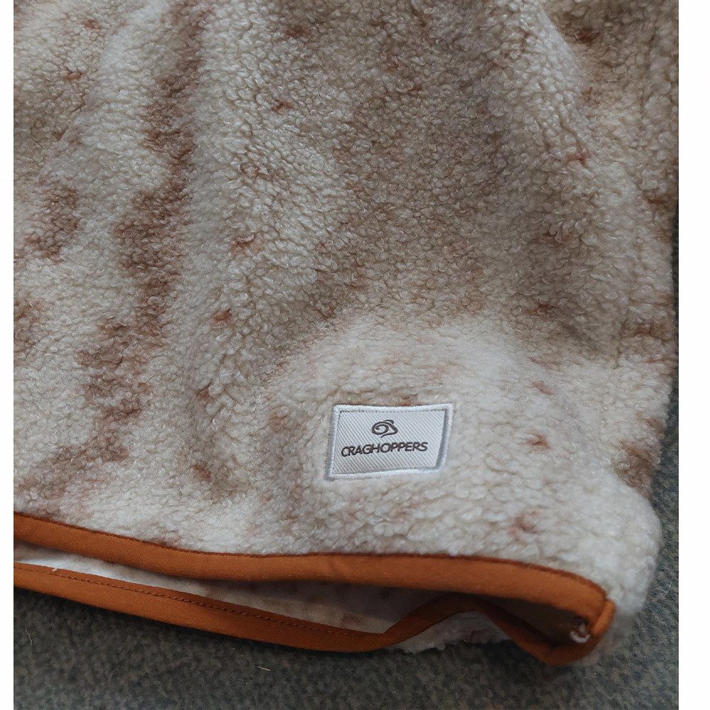 Craghoppers Trekkingjacke Craghoppers Massey Half Zip Damen Fleecepullover isolierend, beige