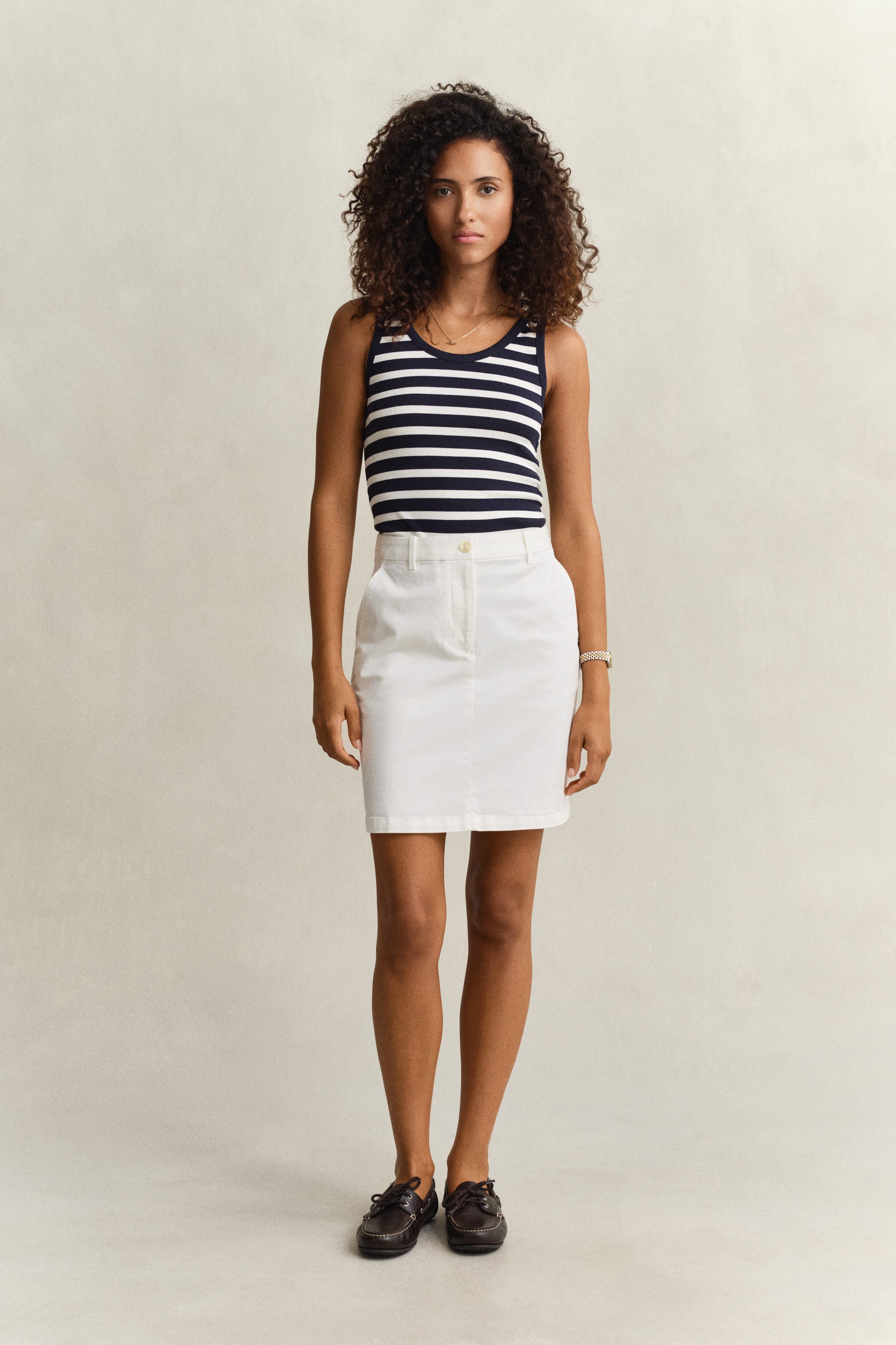 Gant Bleistiftrock CHINO Regular fit mit praktischen Taschen