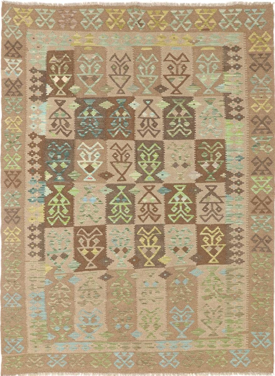 mm rechteckig, Afghan Heritage Handgewebter Höhe: Trading, Nain Moderner Orientteppich, 177x240 Kelim 3 Orientteppich
