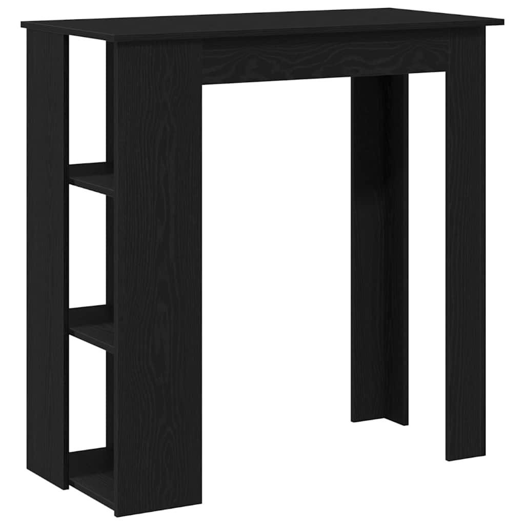 vidaXL Esstisch Bartisch 102 x 50 x 103,5 cm Holzwerkstoff Schwarz Eichen-Optik (1-St)
