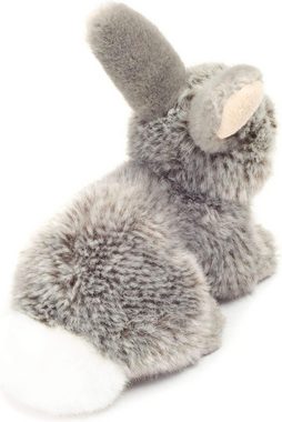 Teddy Hermann® Kuscheltier Hase sitzend grau, 18 cm, zum Teil aus recyceltem Material