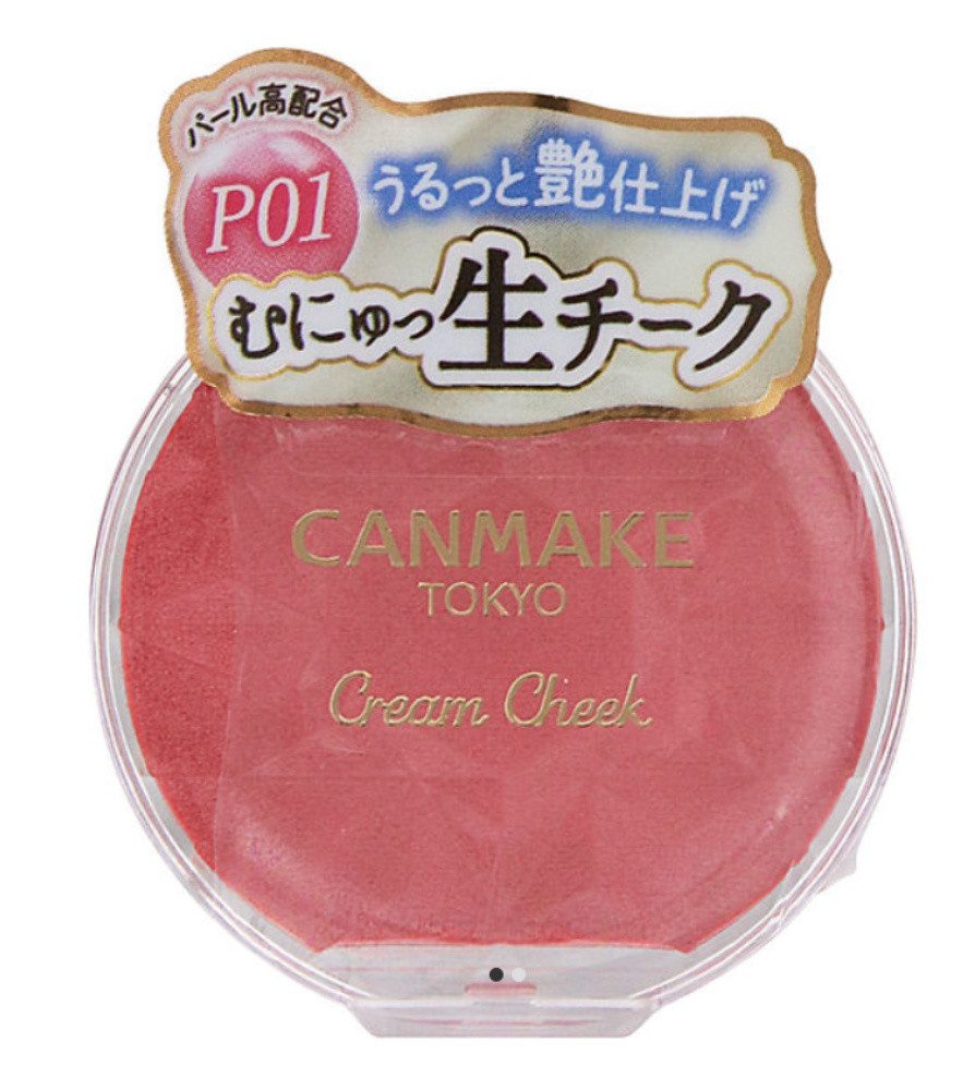 CANMAKE Gesichtspflege Cream Cheek - Pearl P01 Peach Dazzle, J-Beauty, 1-tlg.