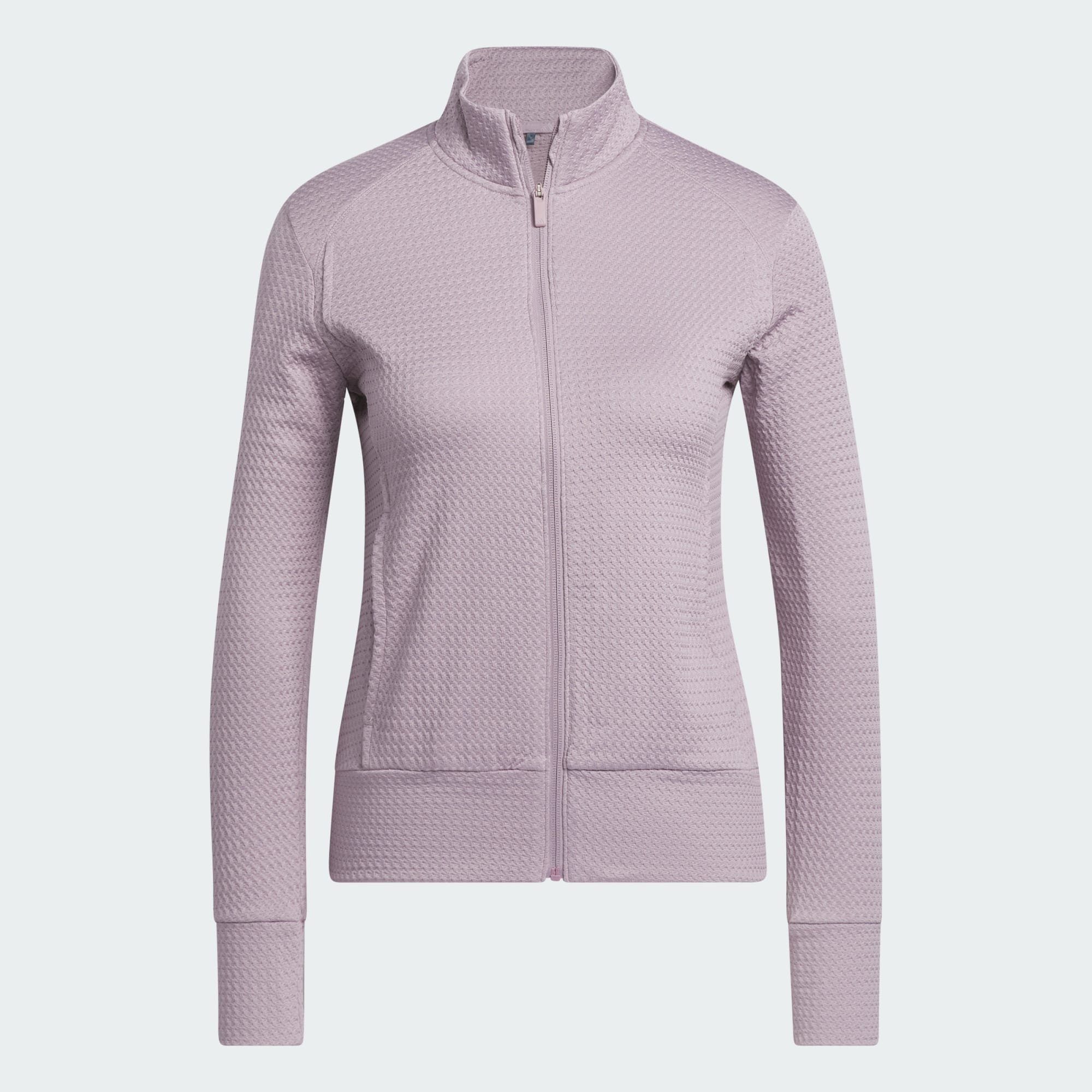 WOMEN'S Performance adidas TEXTURED JACKET Preloved Fig ULTIMATE365 Funktionsjacke