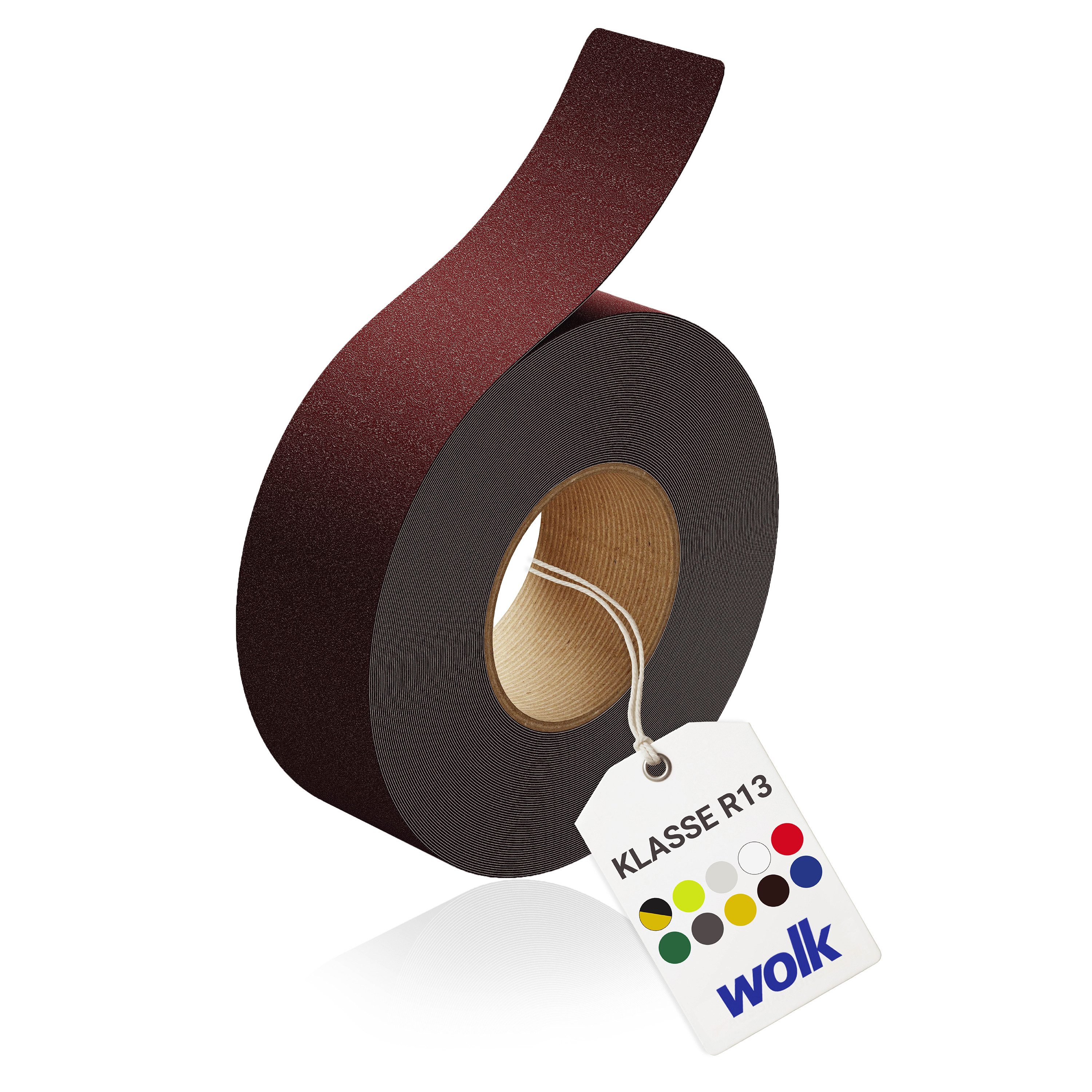 wolk Klebeband Antirutschband, Farbe: braun, 2,5 cm x 18,3 m (BxL)