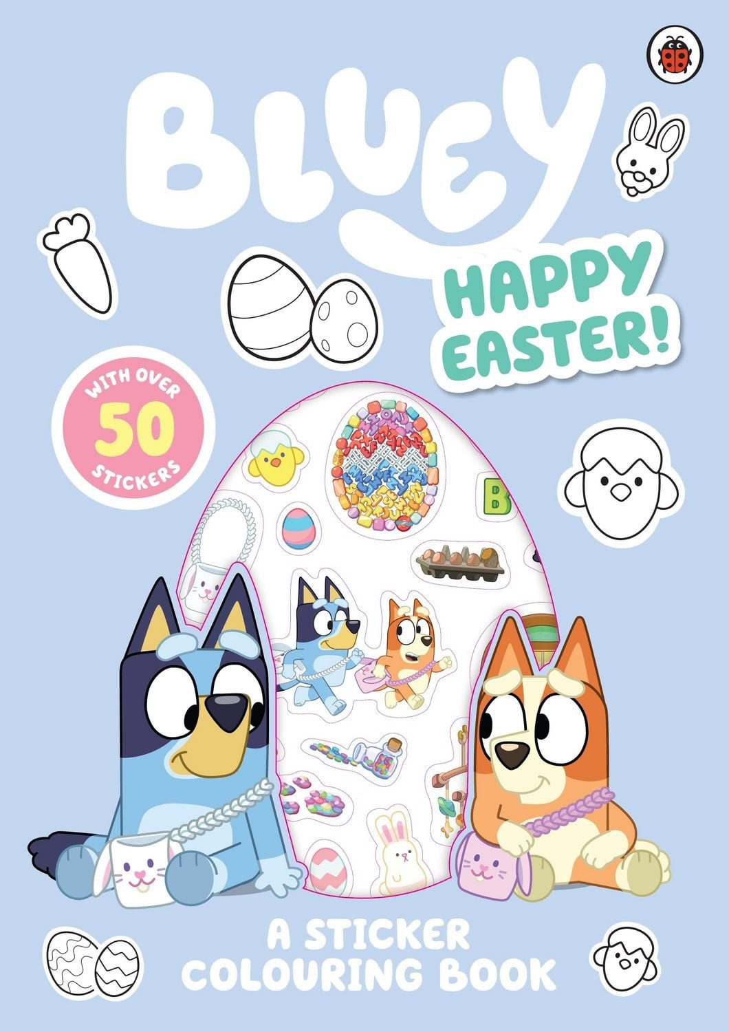 Belletristik Bluey: Happy Easter! A Sticker Colouring Book Bluey