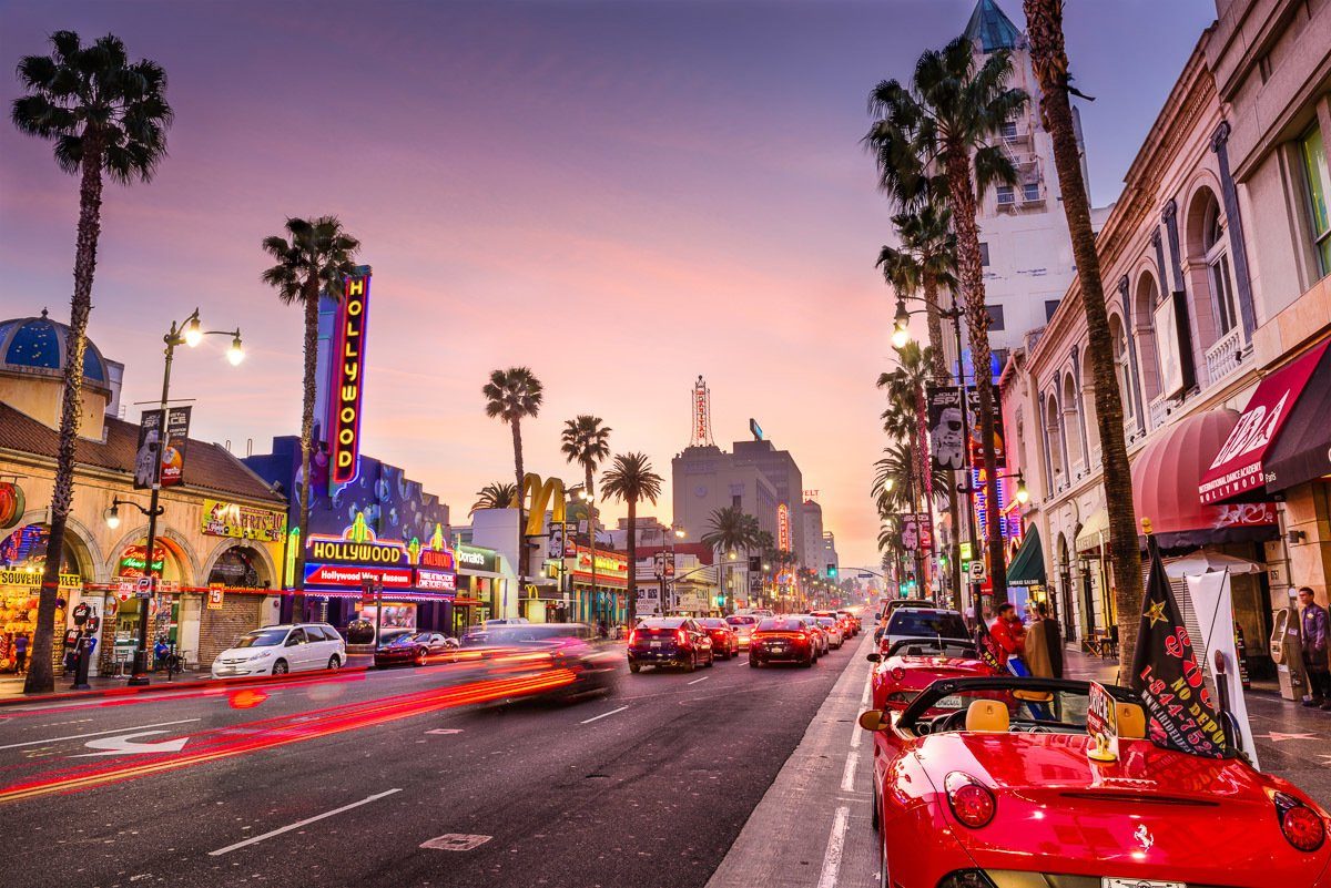 Papermoon Fototapete Hollywood Boulevard