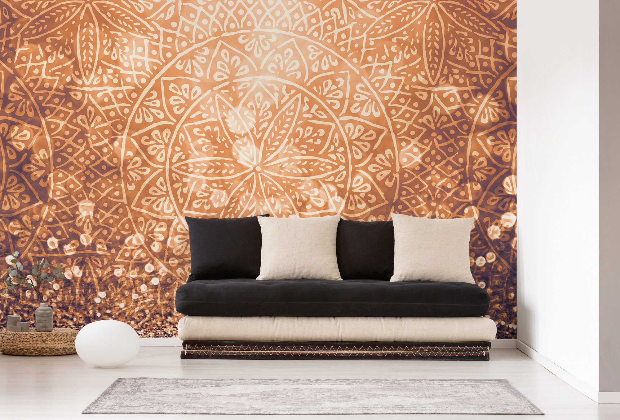 Architects Paper Fototapete Atelier 47 Circle Graphic 1, glatt, orientalisch, (4 St), Vlies, Wand, Schräge, Decke