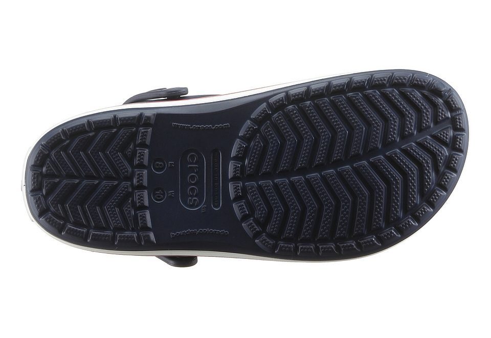 Crocs Crocband Clog Sommerschuh, Gartenschuh, Poolslides, mit farbiger Laufsohle