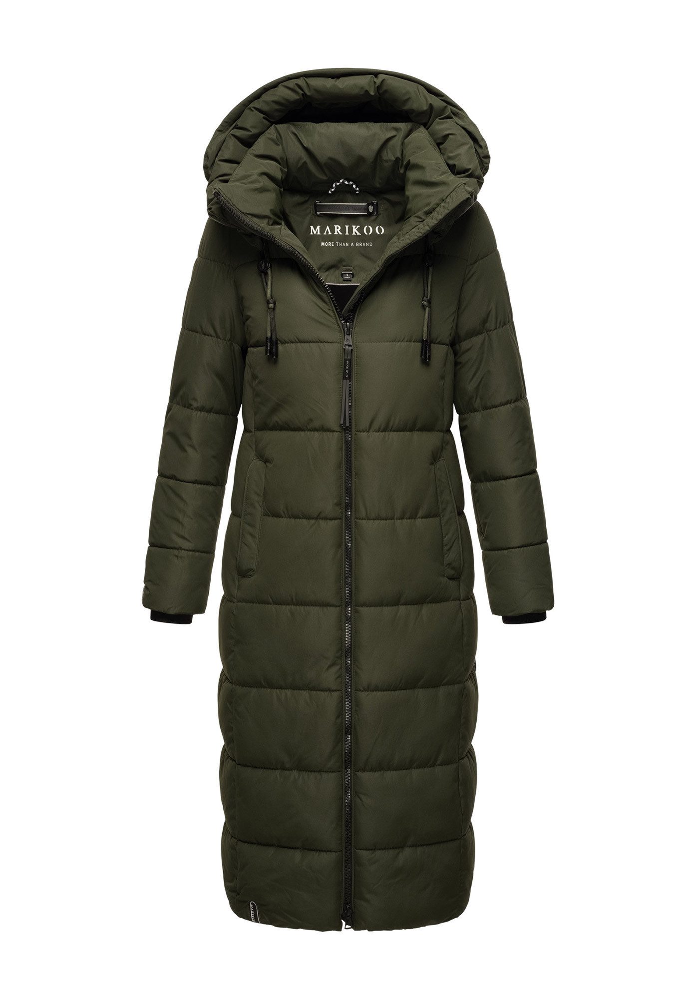 Marikoo Winterjacke Nadeshikoo XIV extra langer Winter Mantel gesteppt – Bild 5 von 5