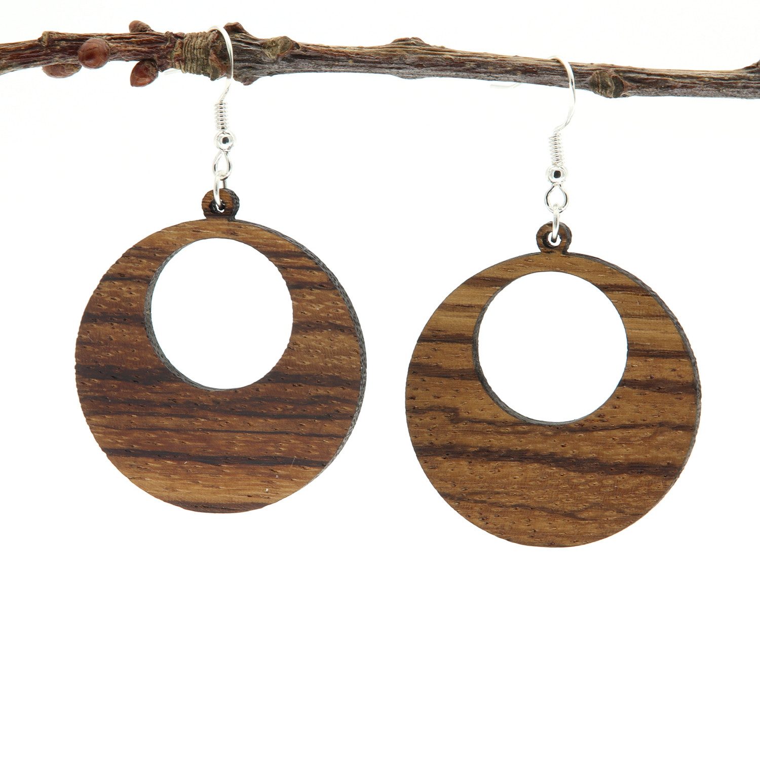 NaturSchatulle Paar Ohrhänger NaturZauber Moni (Kreisförmige Ohrhänger, Hol günstig online kaufen