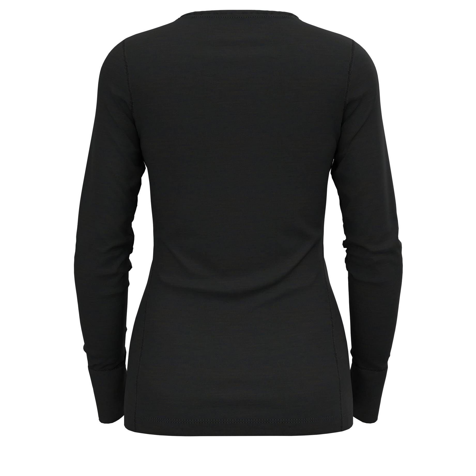 Odlo T-Shirt Damen Funktionsshirt 200 Schwarz013 NATURAL MERINO