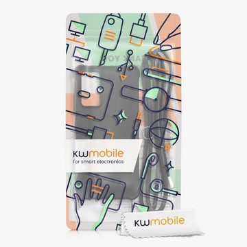 kwmobile Handyhülle Hülle für Xiaomi Redmi Note 11 Pro / (5G), mit Metall Kette zum Umhängen - Silikon Handy Cover Case Schutzhülle