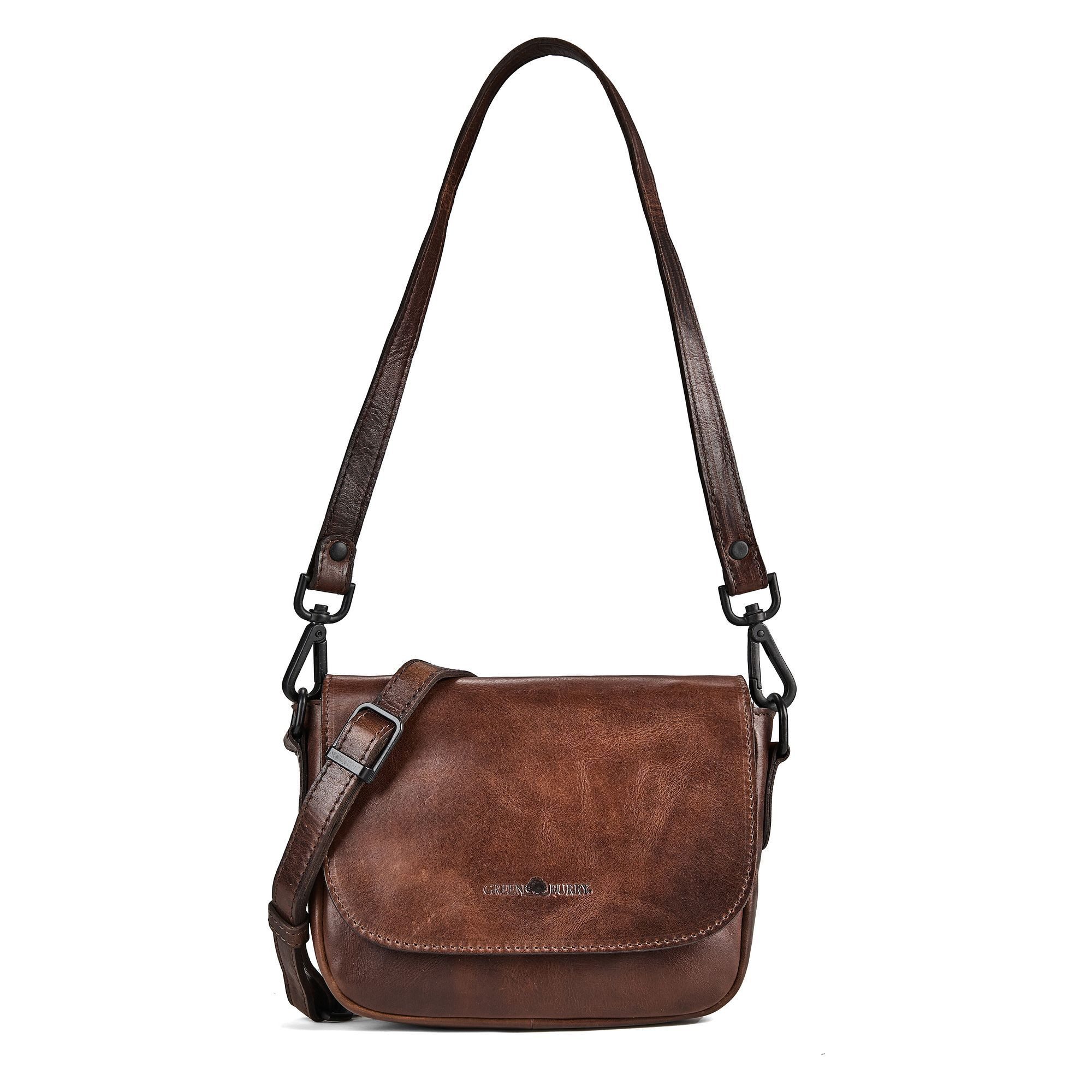 Greenburry Schultertasche Newport, Leder