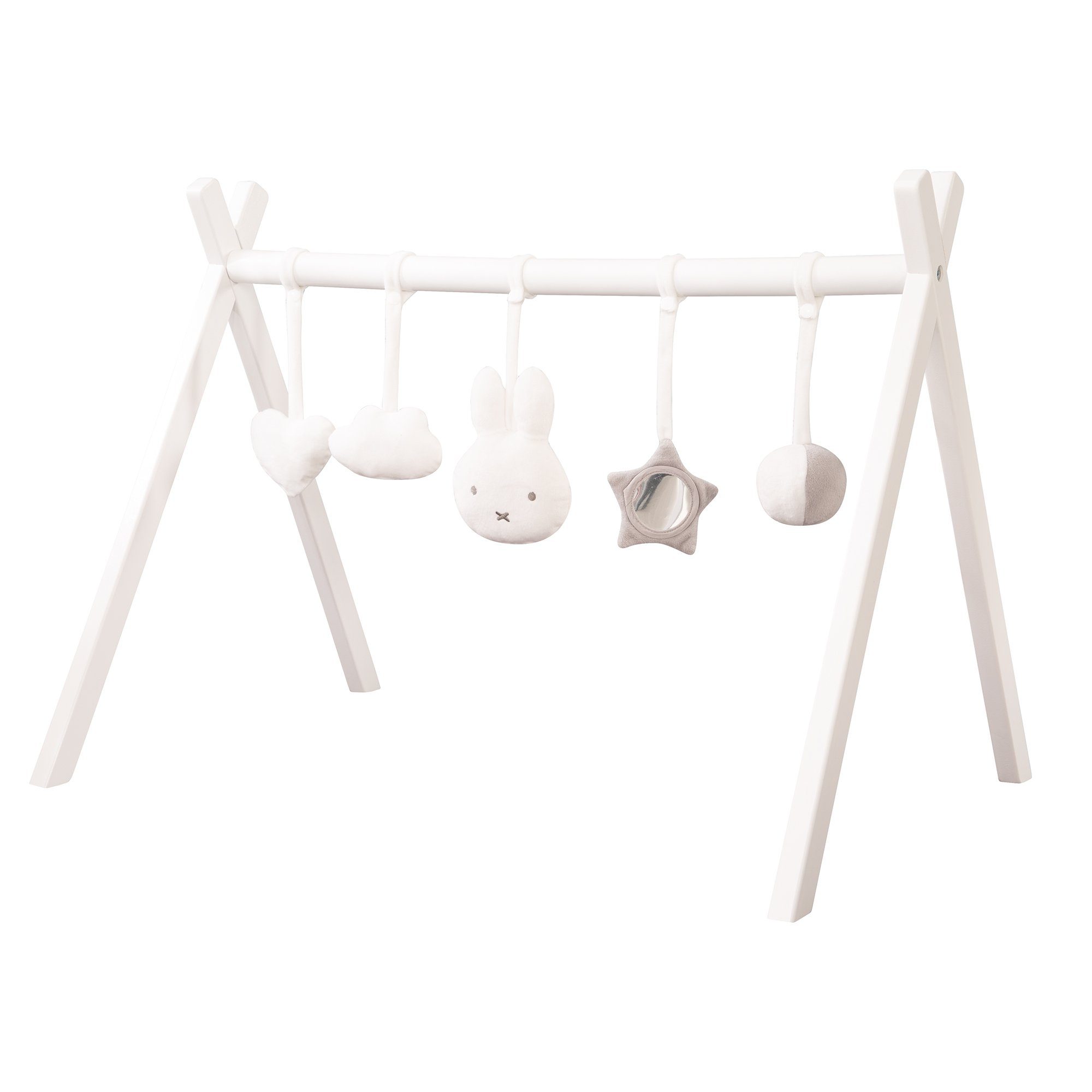roba® Spielbogen Spieltrapez, Spiel-und Greiftrainer nach Montessori, mit Spielset für Babys