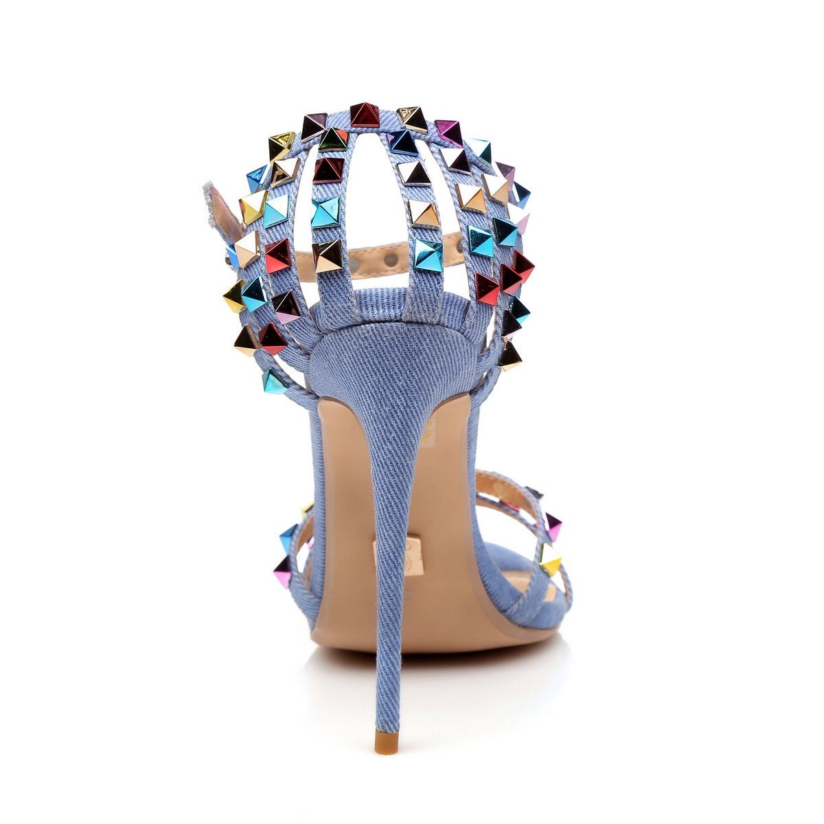 Santa Clara Denim/Multi Sandalette