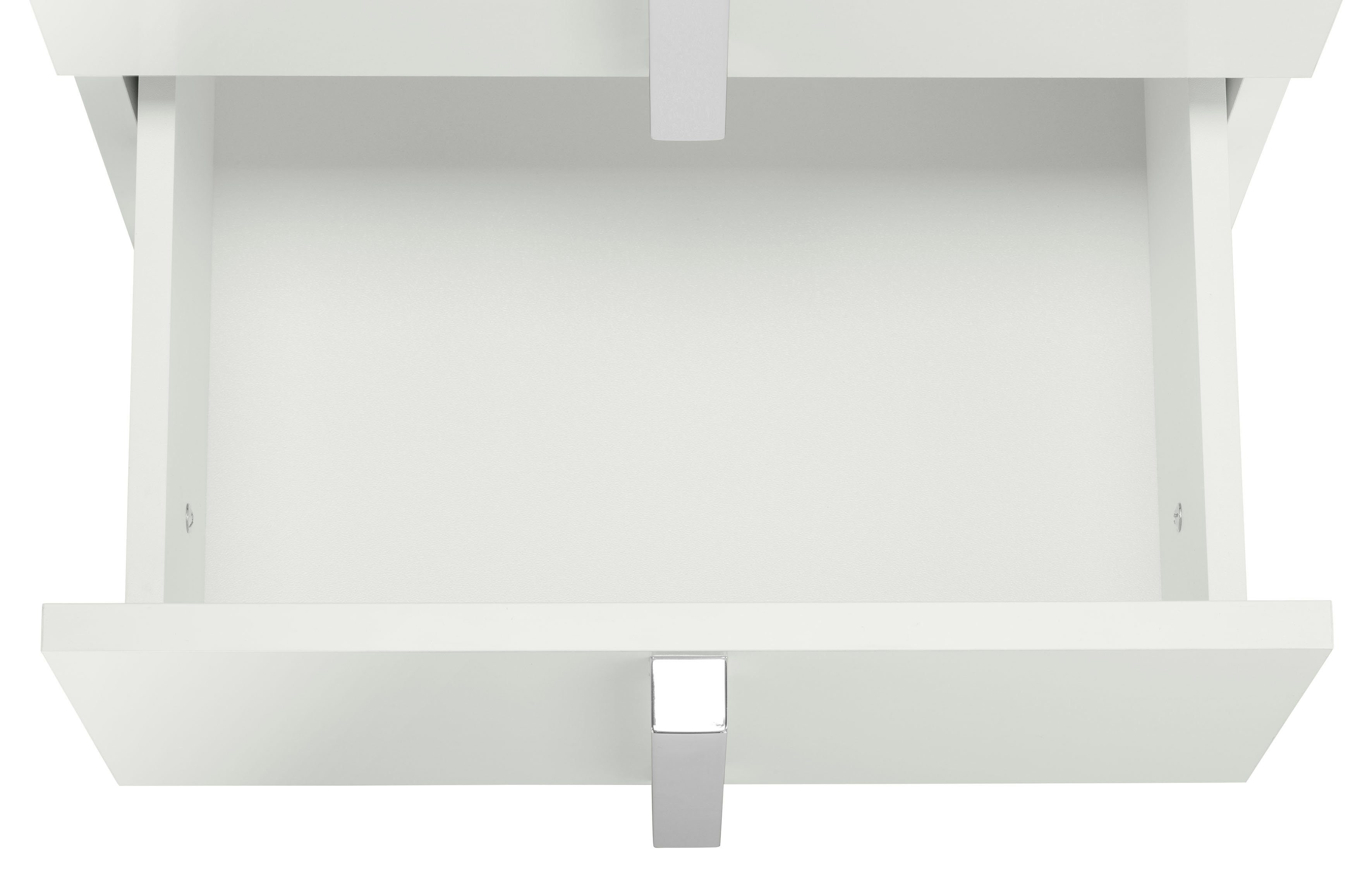 Schildmeyer mit Metallgriffen, Breite mit glanz weiß 40 Soft-Close-Funktion cm, Kampen Unterschrank Tür