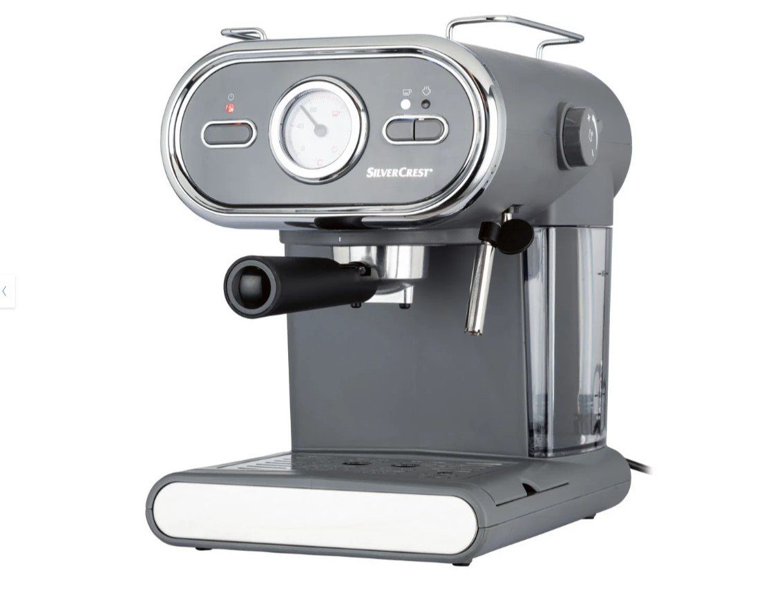 D3 Espressomaschine 1100 SEM Espressomaschine 1100 SilverCrest W Anthrazit