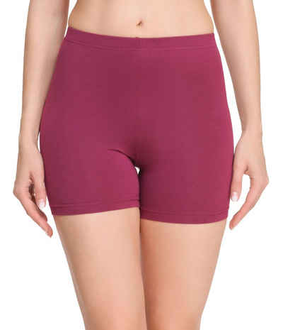 Merry Style Леггинсы Damen Shorts Radlerhose Hotpants Boxershorts MS10-392 (1-tlg) aus Baumwolle, elastischer Bund