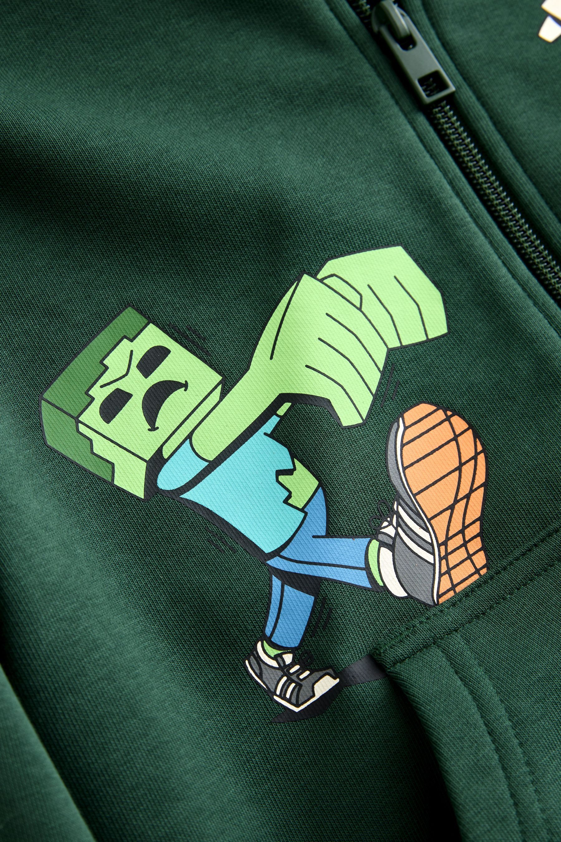 Next Kapuzenpullover Kapuzenjacke mit Reißverschluss, Minecraft (1-tlg)