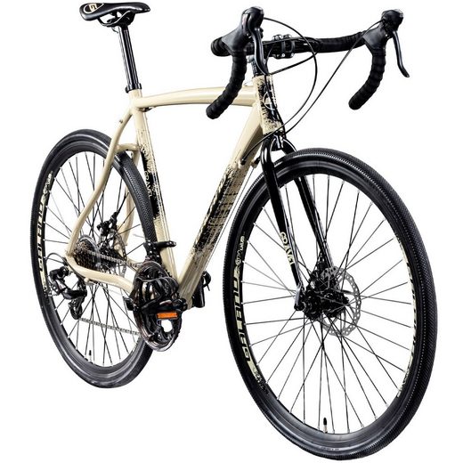 Galano Cyclocross-Rad »Gravel STI«, 14 Gang, Kettenschaltung, 700c Gravelbike für Damen und Herren 165 - 185 cm Crossbike Fahrrad 28 Zoll Cyclocross Gravelfahrrad