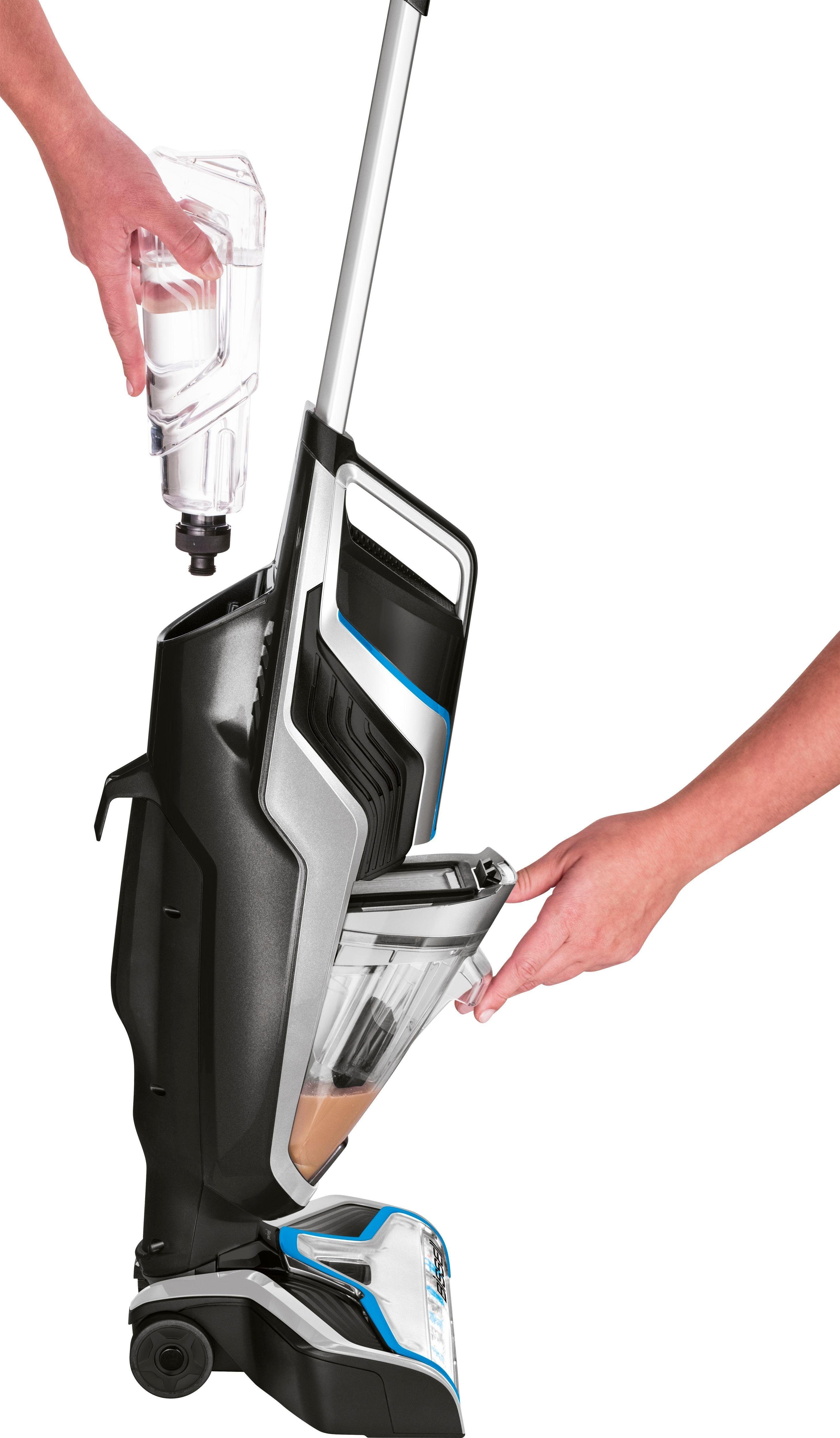 Bissell Nass-Trocken-Sauger 2225N, CrossWave Pet Pro, Haustieraufsatz, Dual-Tank, 560 W, beutellos, Mehrflächenreiniger für Hartböden & Teppich, saugen, wischen, trocknen