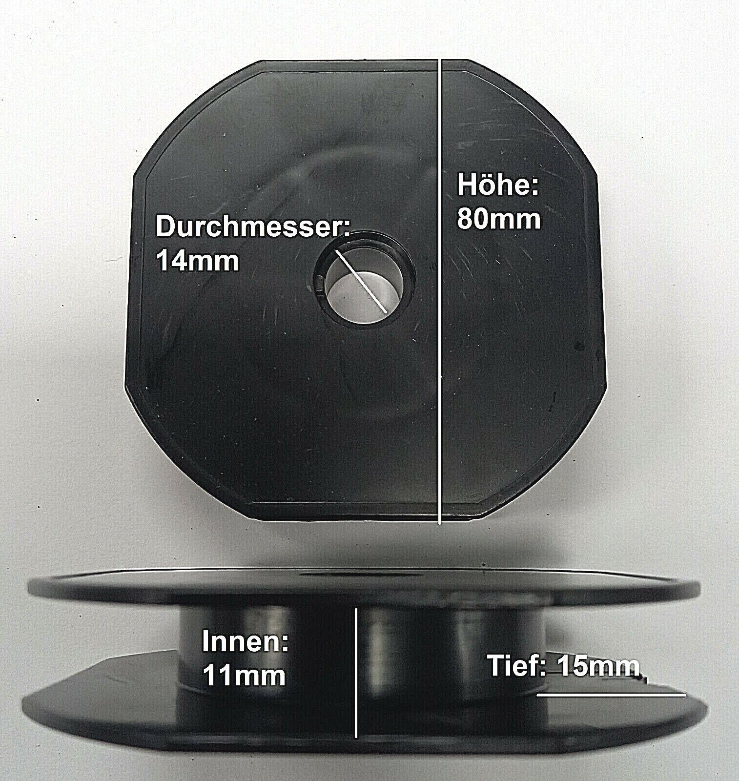 Anplast Angelschnurwickler Plastikspule Schnurspule Spule Kunststoffspule LEER 50m 150m 200m 400m, für Schnurlänge ca. 50m 150m 200m 250m 400m
