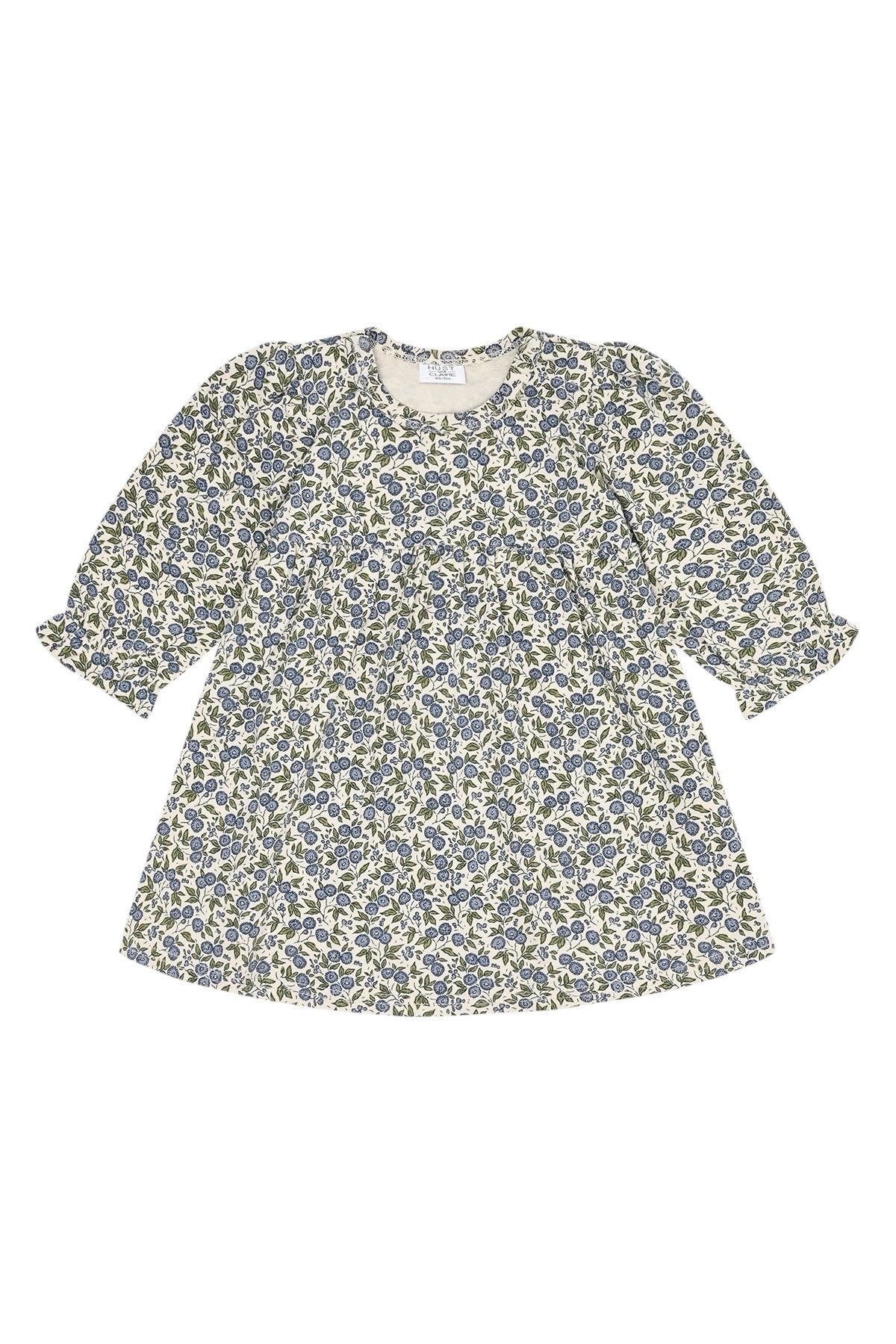 Hust & Claire A-Linien-Kleid HCKis Flora (1-tlg) Hust & Claire Kleid Kis Flora aus Baumwolle, langarm, florales Muster