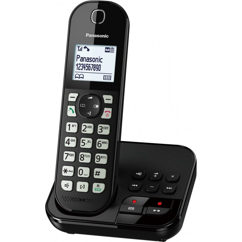 Panasonic KX-TGC460GB - Telefon - schwarz Schnurloses DECT-Telefon – Bild 2 von 2