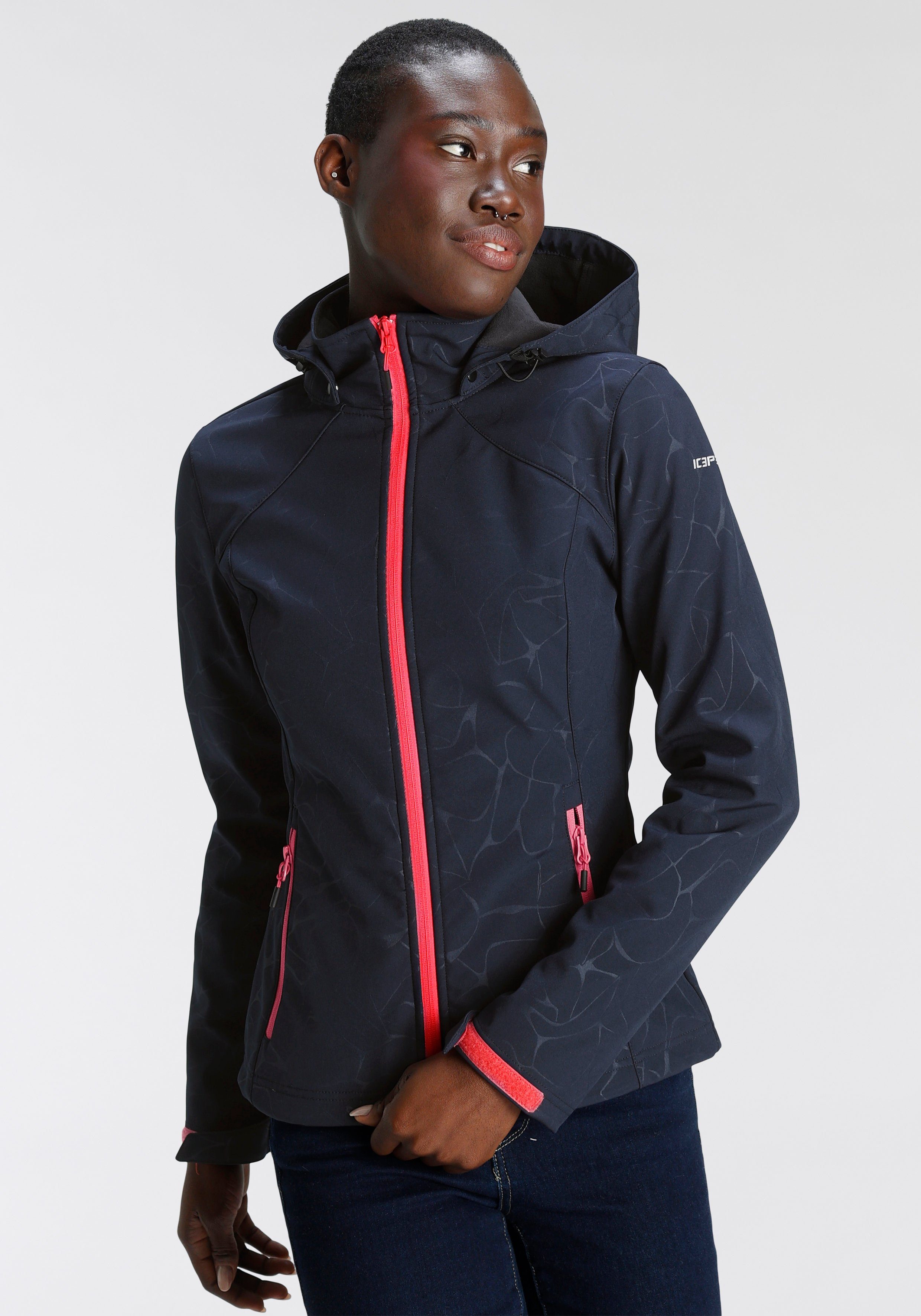 Icepeak Softshelljacke VIERA Winddicht & Wasserabweisend & Atmungsaktiv