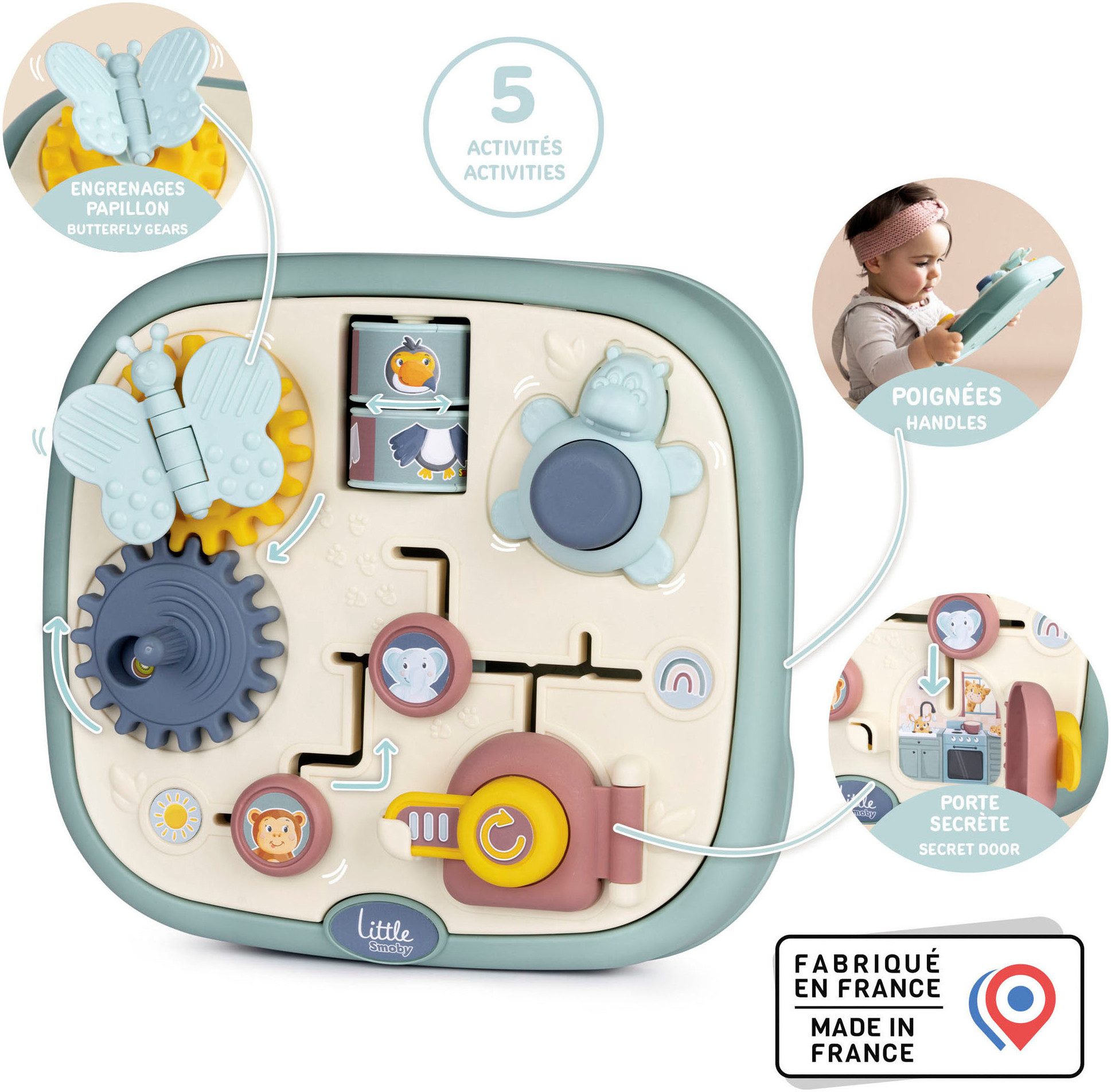 Smoby Lernspielzeug Little Smoby Activity Board, Made in Europe günstig online kaufen