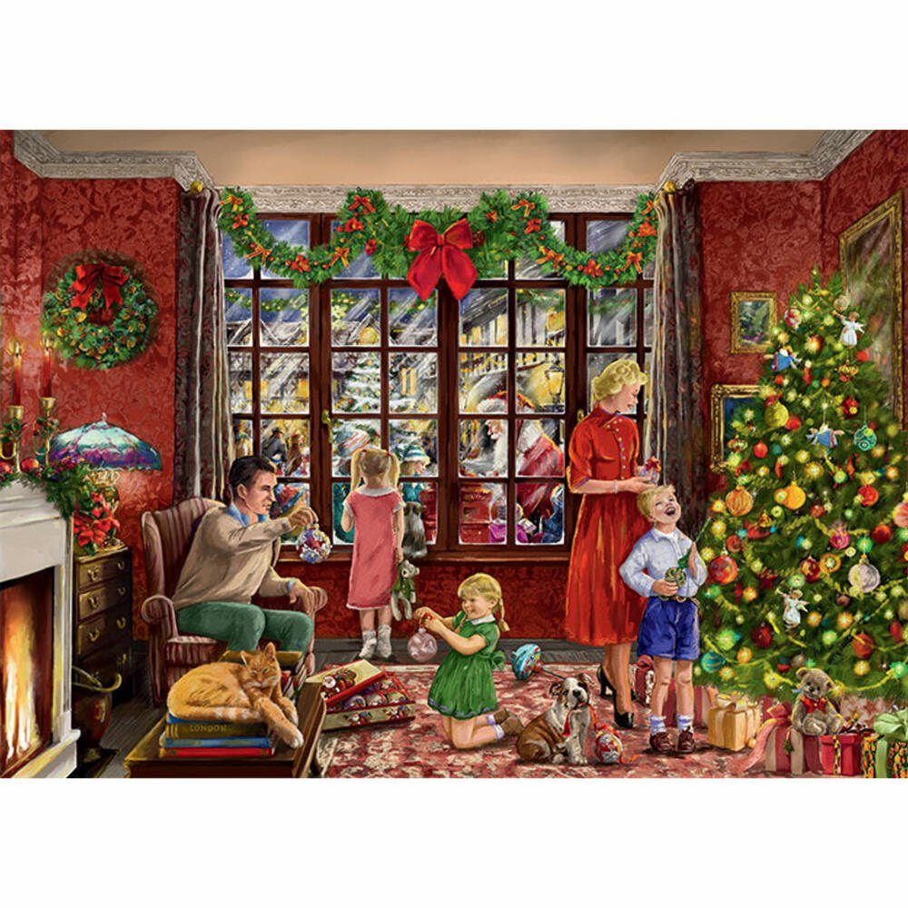 Jumbo Spiele Puzzle Falcon Letters for Santa 2 x 1000 Teile, 1000 Puzzleteile