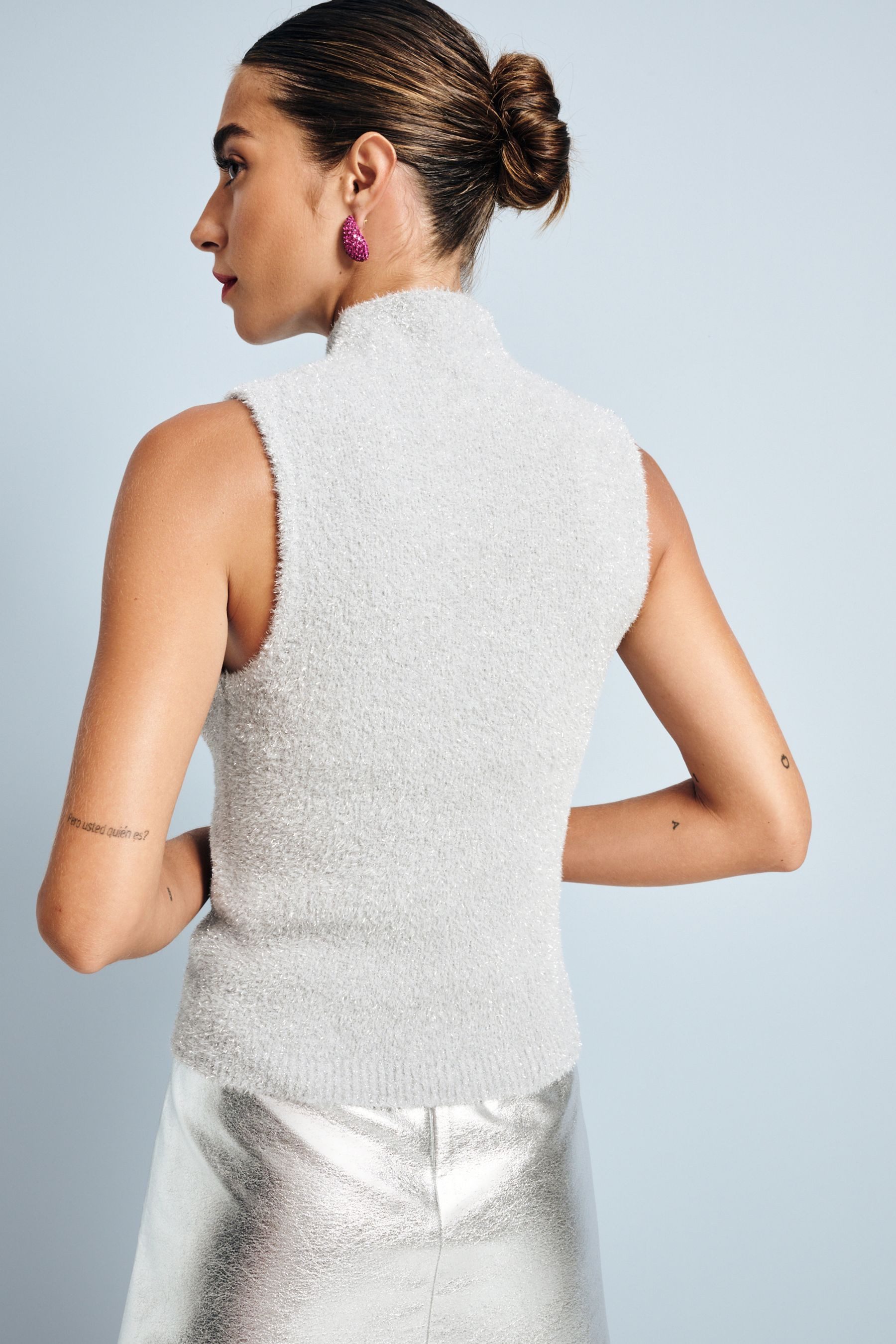 Next Trägertop Glitzernder Pullunder (1-tlg) günstig online kaufen