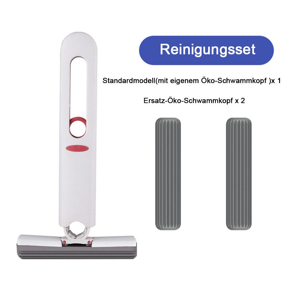 TUWENA Wischmopp Tragbarer Mini-Reinigungsmopp, Mini-Schwammwischer