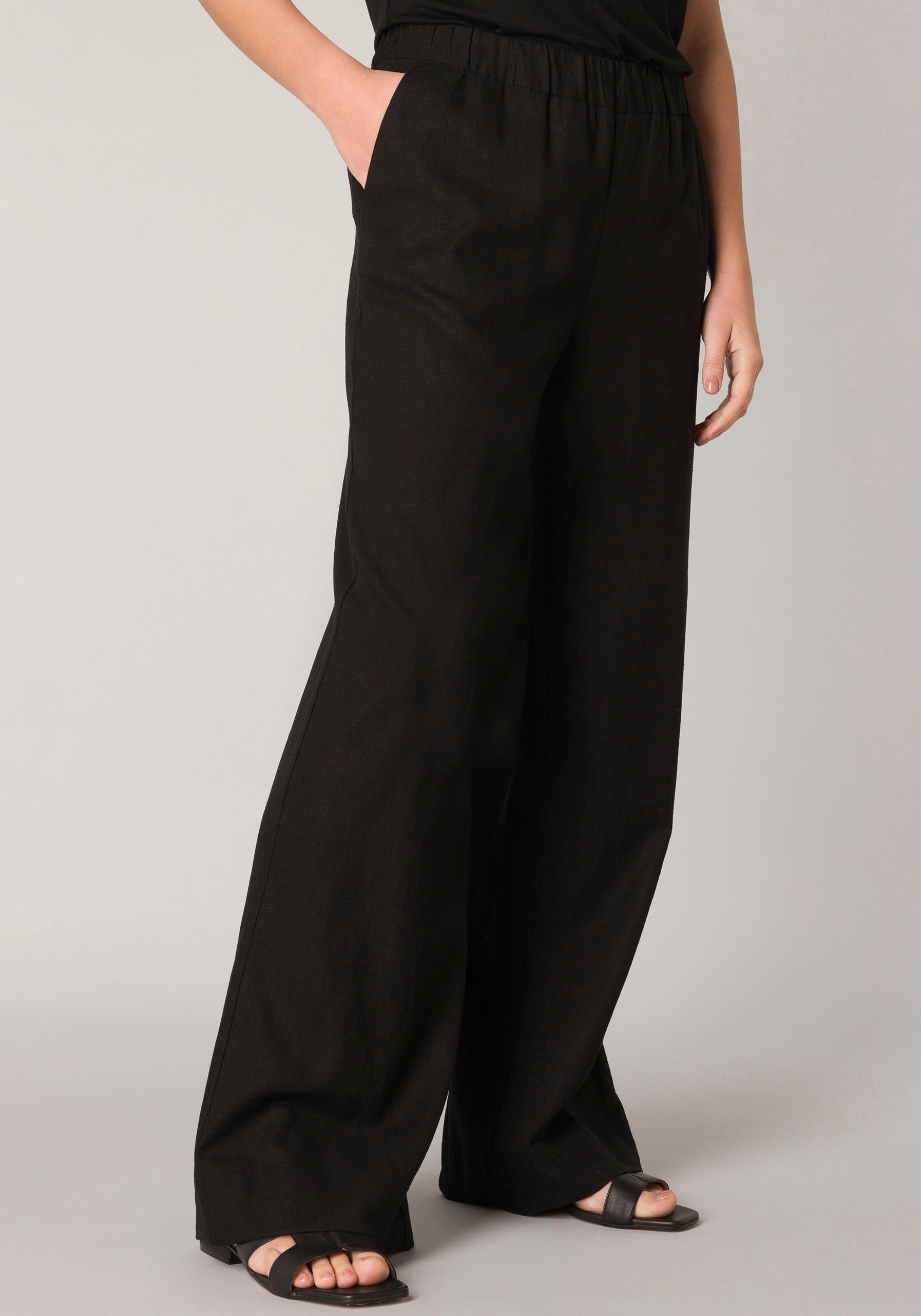 Base Level Leinenhose "Yul", mit elastischem Bund günstig online kaufen
