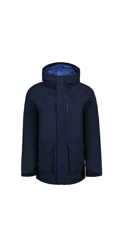 Icepeak Funktionsjacke Icepeak Herren Funktions Stoffjacke Parka Antler blau atmungsaktiv, feuchtigkeitsabführend, isoliert