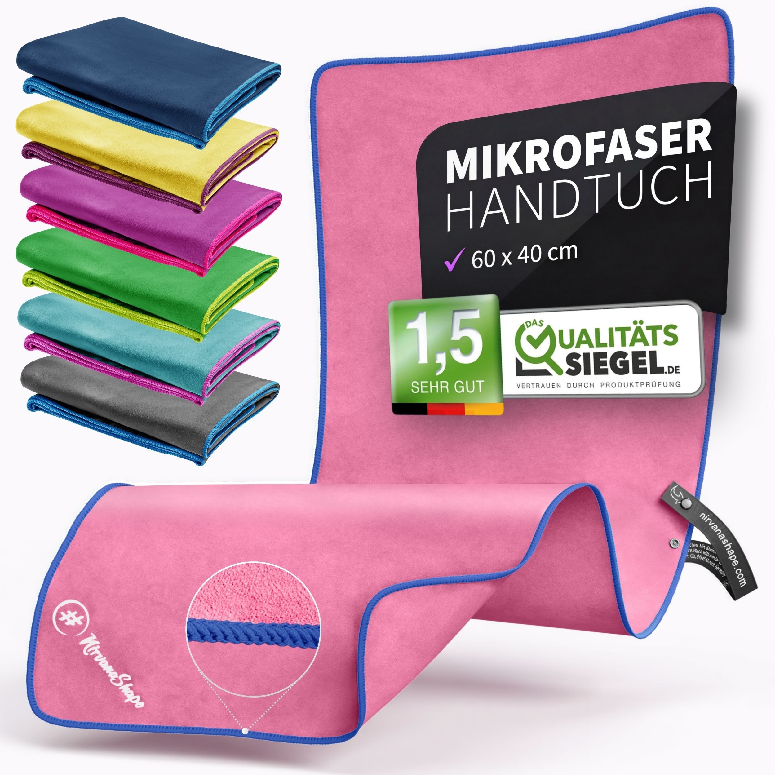Reisehandtuch Mikrofaser Handtücher Set, Badehandtuch, Reisehandtuch, Strandtuch