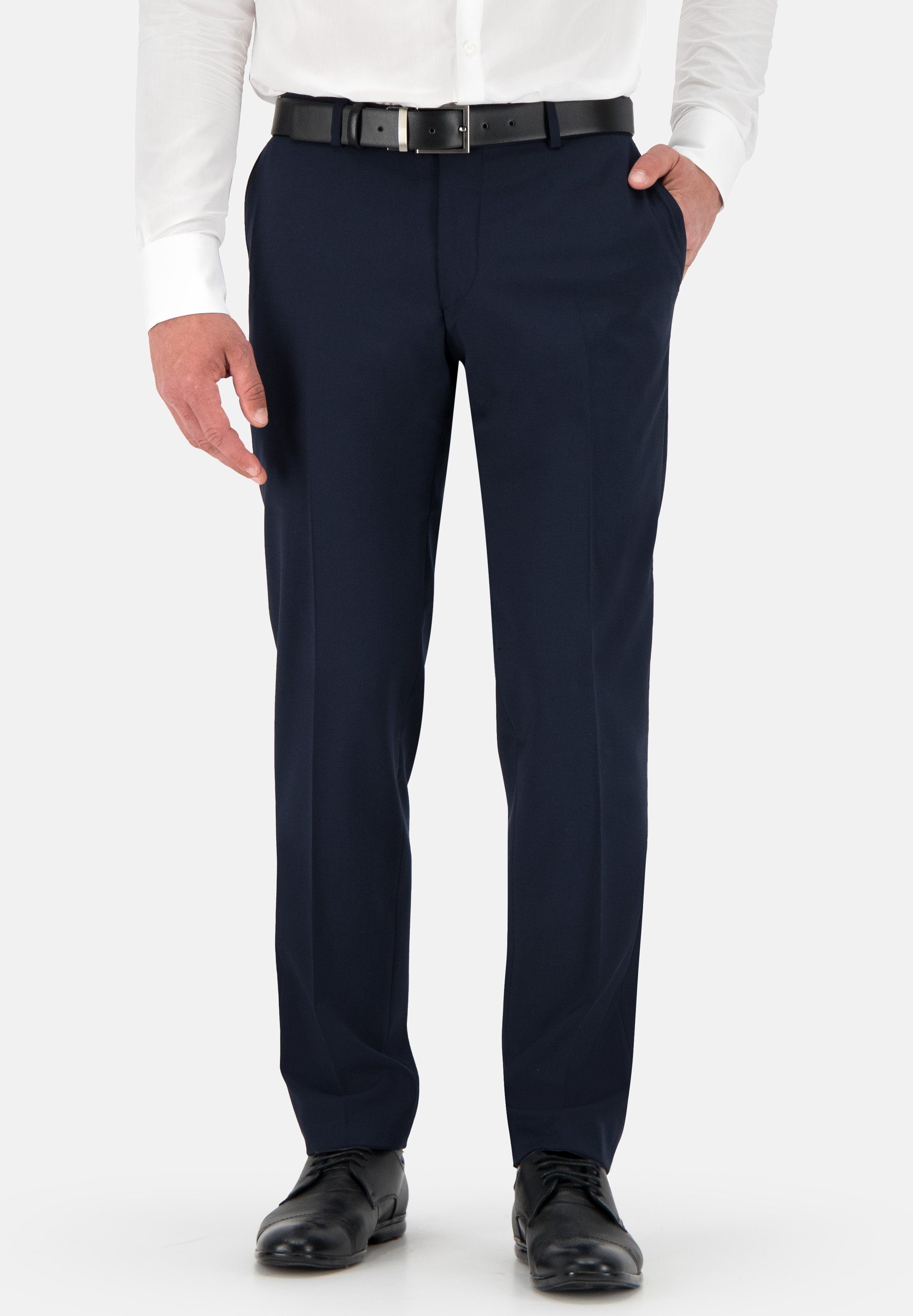 Couture F Anzughose Lorenzo in schlankem Schnitt blau | Anzughosen