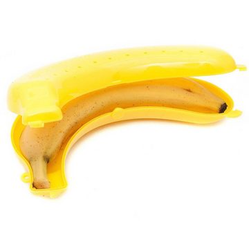 Goods+Gadgets Aufbewahrungsbox Bananen Box (Aufbewahrungsdose), schützt Banane vor Zerdrücken