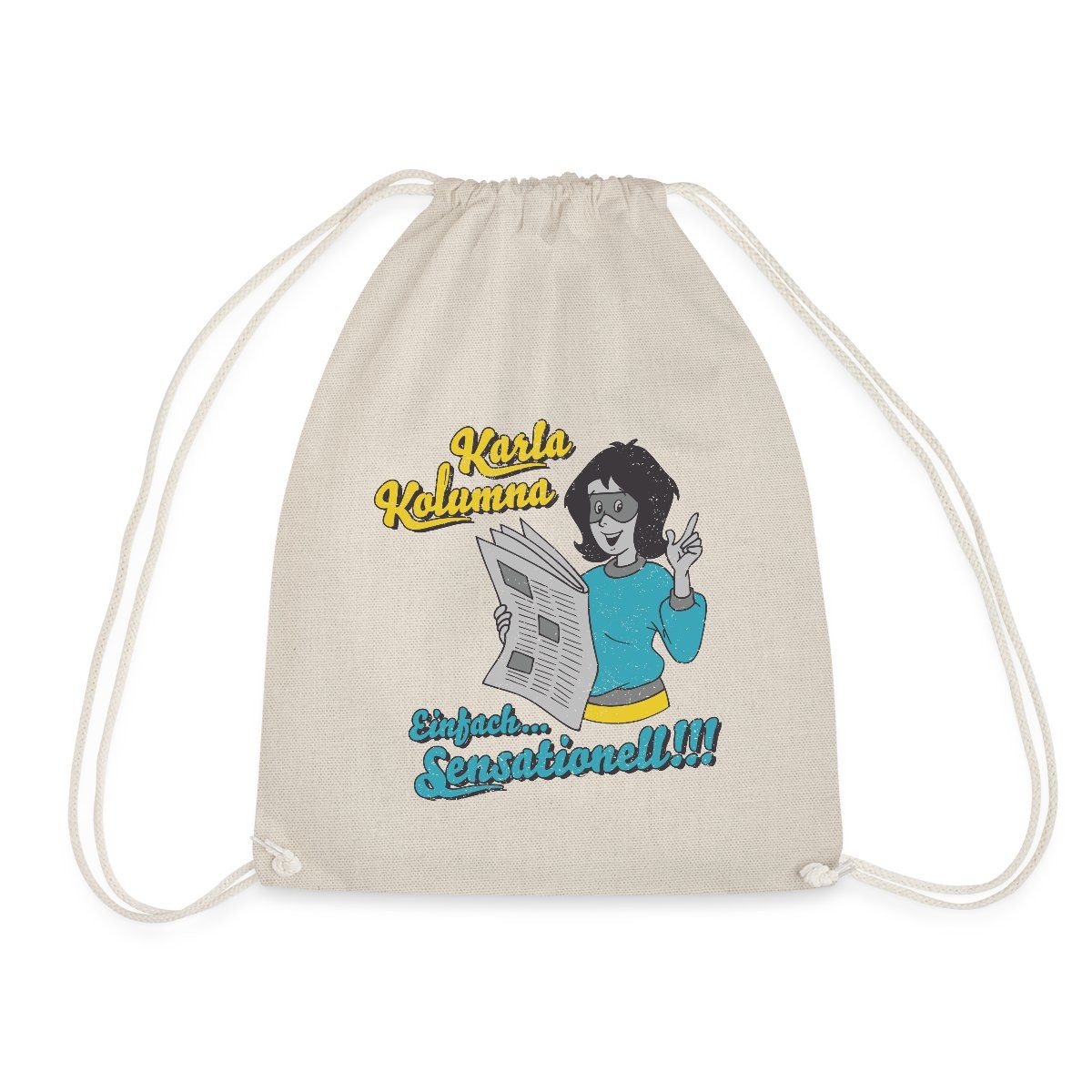 Spreadshirt Turnbeutel Benjamin Blümchen Karla Kolumna Sensationell Turnbeutel (1-tlg)