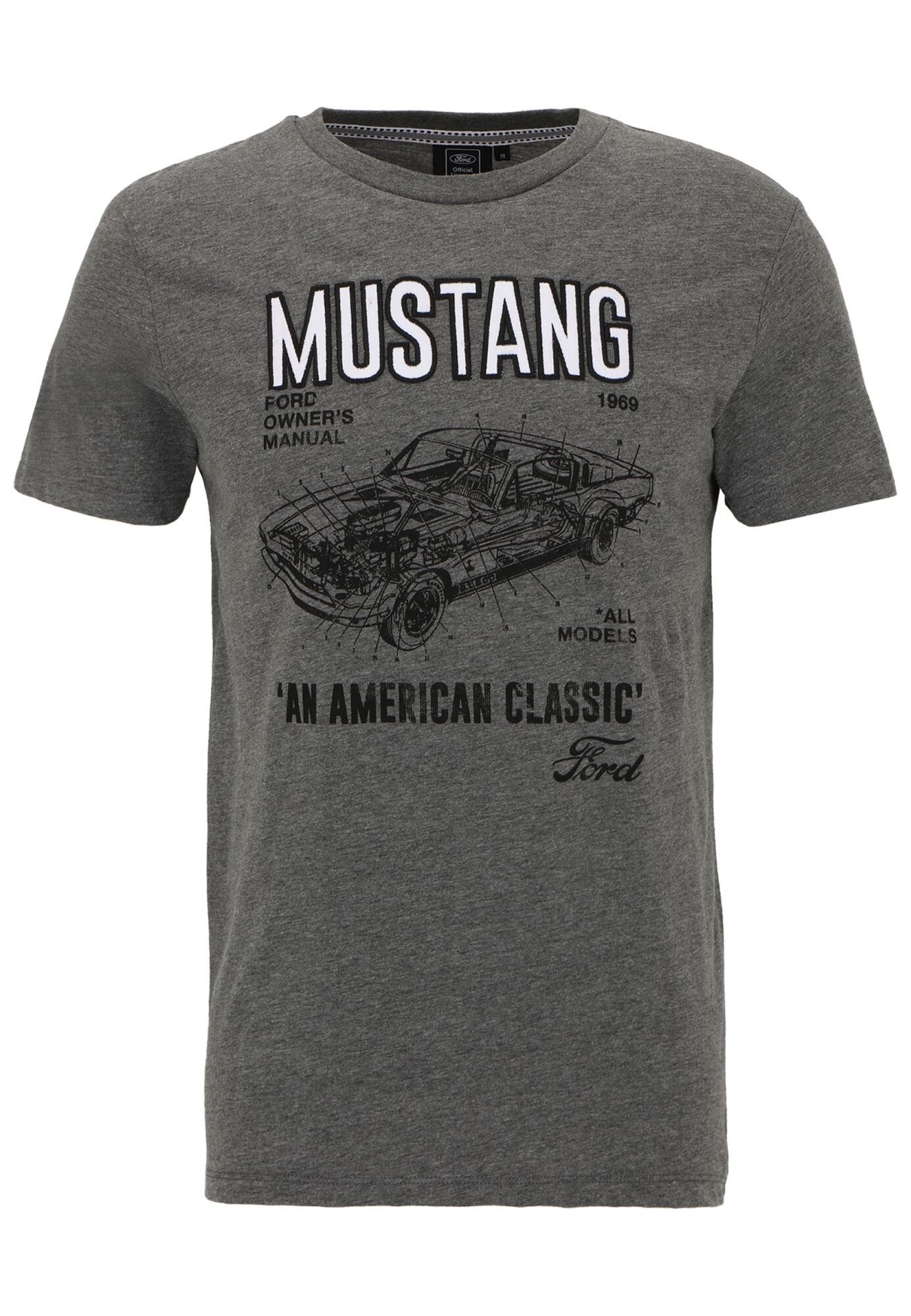 COURSE MUSTANG Print-Shirt 1969