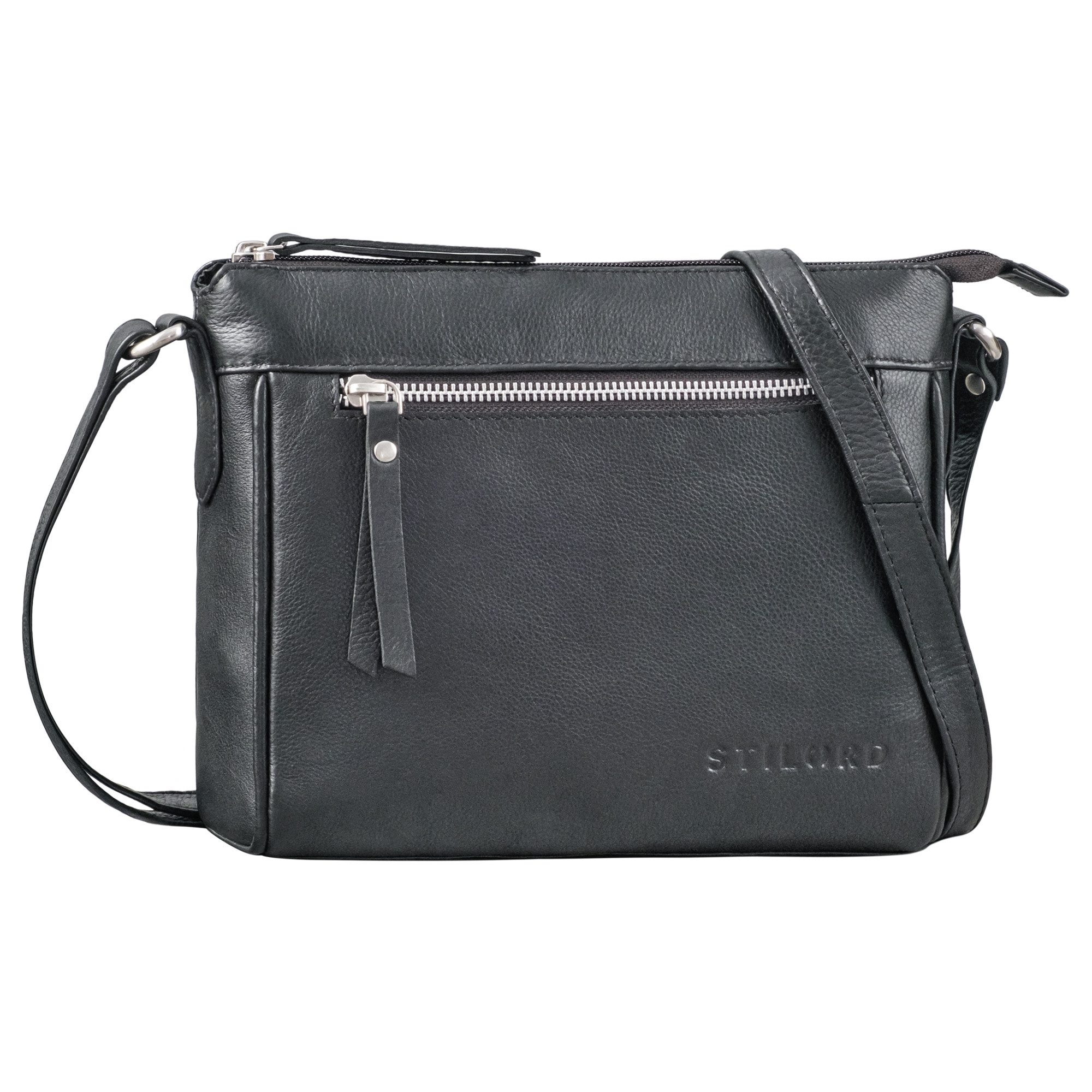 STILORD Handtasche "Mirabelle" Zeitlose Lederdatsche Handtasche Damen zum Umhängen