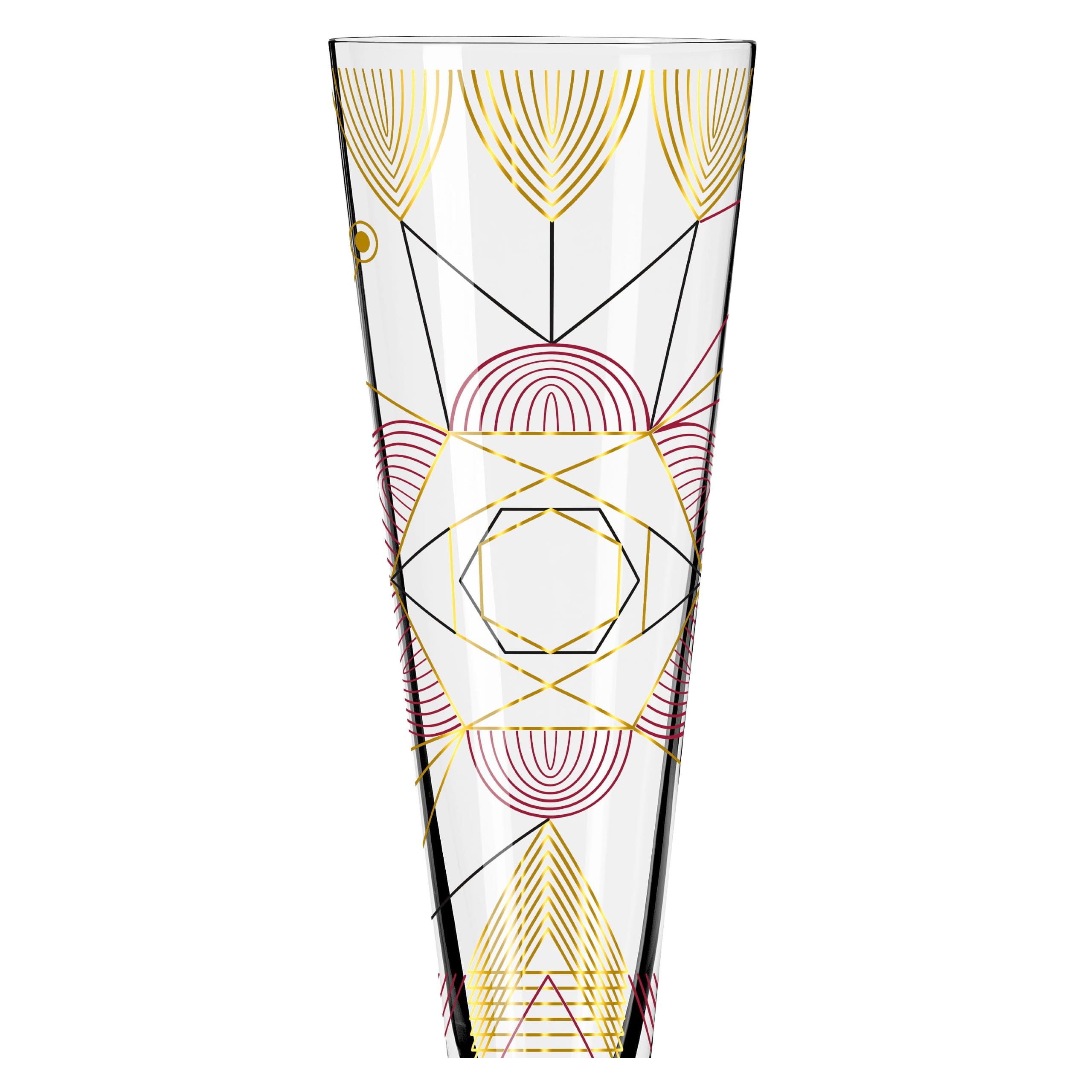 Ritzenhoff Champagnerglas Goldnacht, Kristallglas