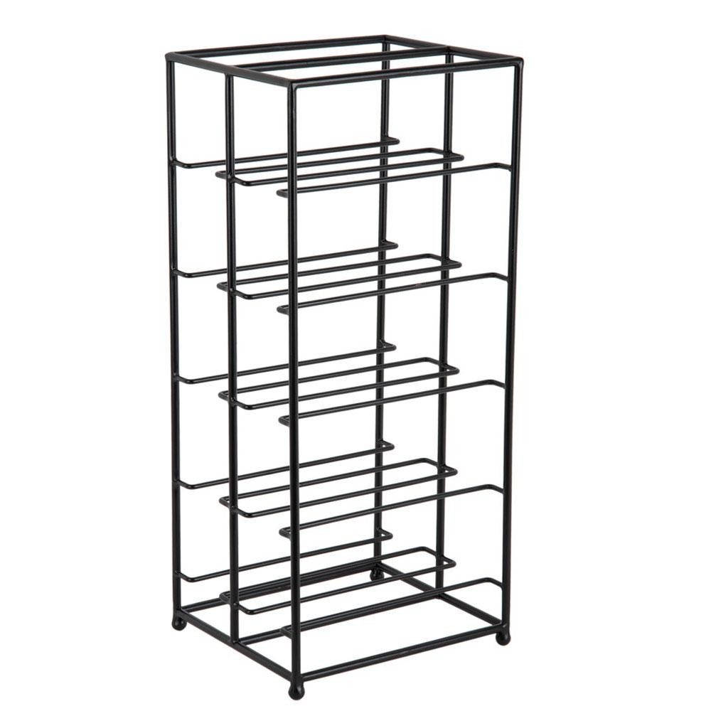 Present Time Weinregal Weinregal Wine Rack Dual Floor Matt Schwarz