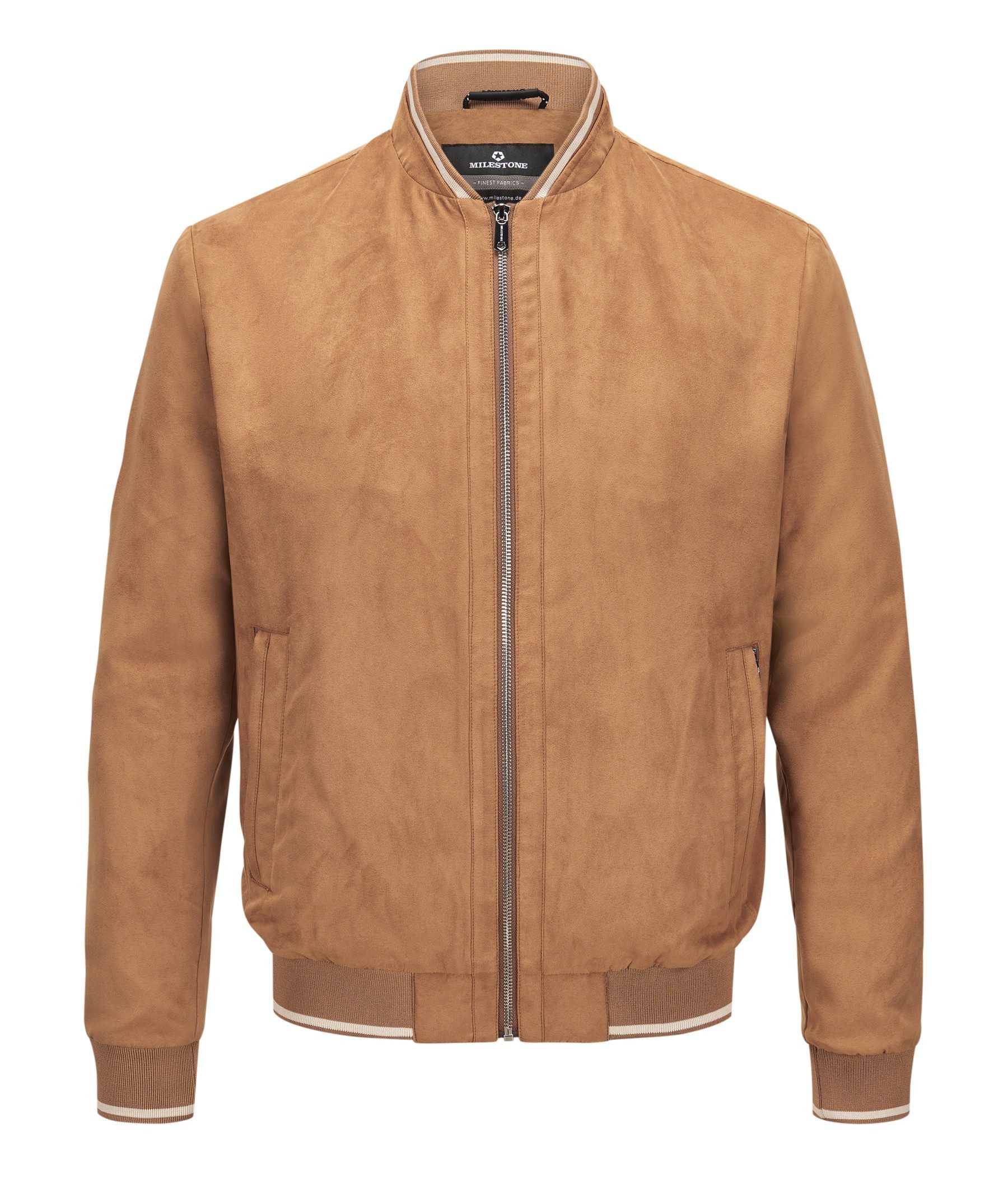 Milestone Blouson MSMichigan in Velours-Optik atmungsaktiv und wasserabweisend