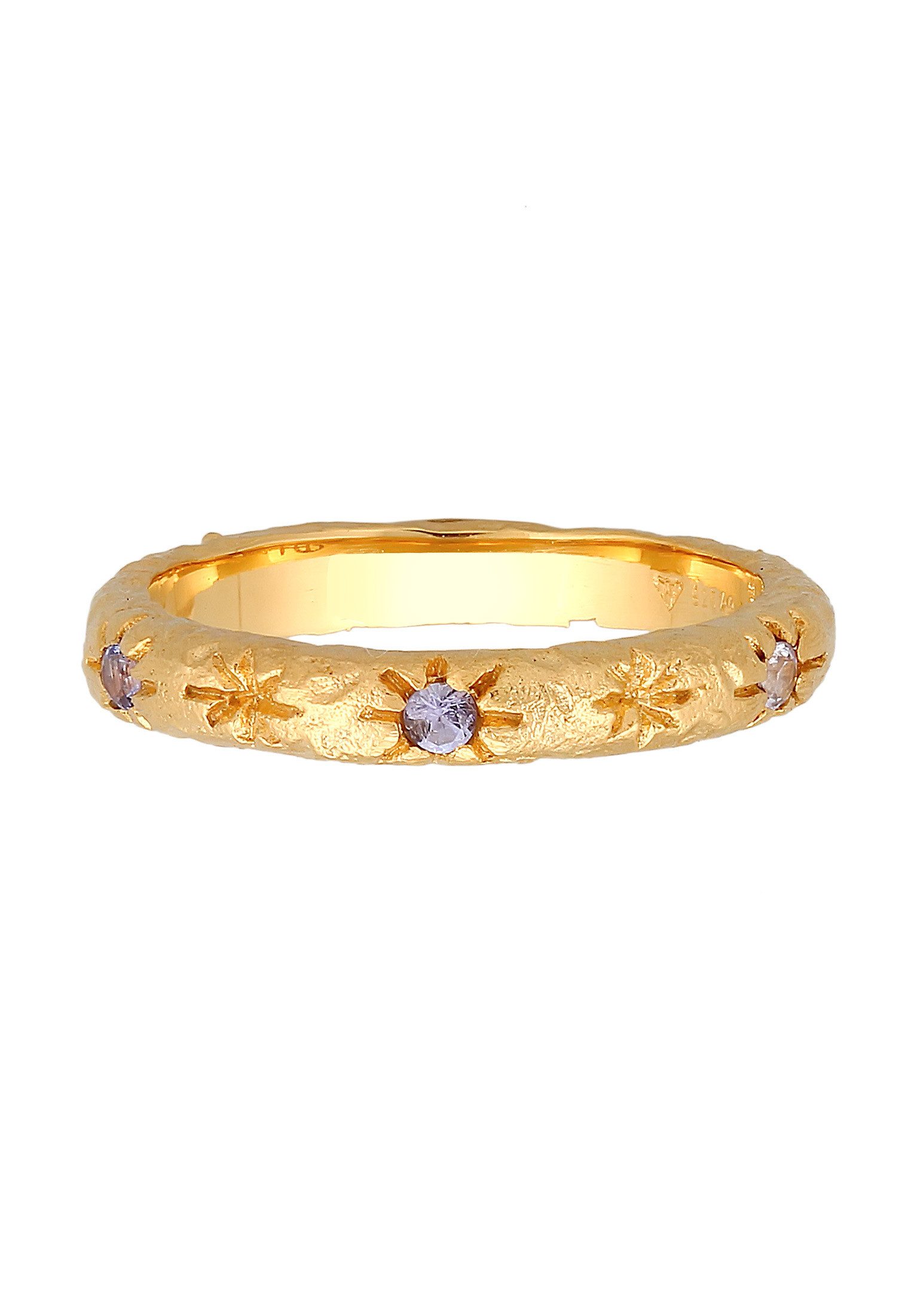 HAZE & GLORY Fingerring Bandring Stern Tansanite - Starlover 925 Silber – Bild 2 von 5