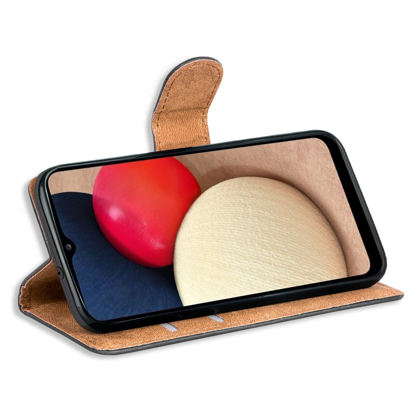 CoolGadget Handyhülle Wallet Klapp Tasche Book Case für Samsung Galaxy A03s 6,5 Zoll, Hülle Klapphülle Flip Cover Etui Schutzhülle