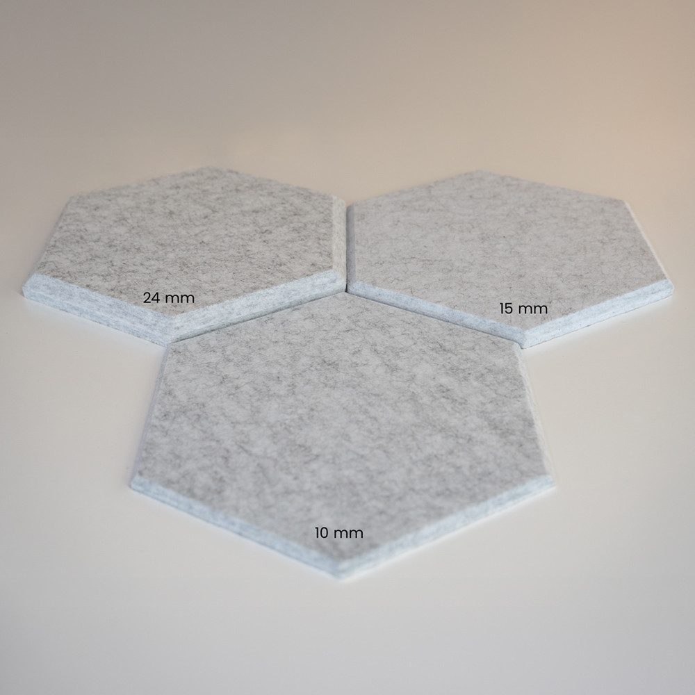 HOME DELUXE Akustikplatte Hexagon selbstklebend SILENT, (20-St) – Bild 5 von 5