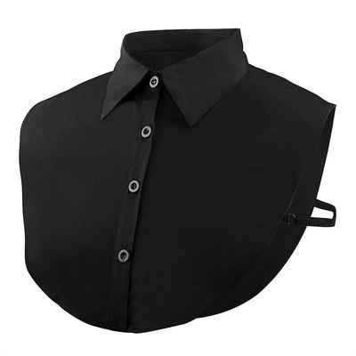 Alster Herz Einsteckkragen Damen Einsteckkragen, Blusenkragen, abnehmbare Hälfte Shirt Bluse A023, perfekt für einen gelungenen Business Look