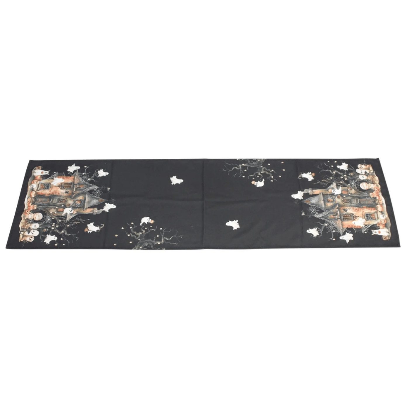 Home-trends24.de Tischläufer Tischläufer Spukhaus Halloween Deko Tischdecke 40x140 cm (1-tlg)