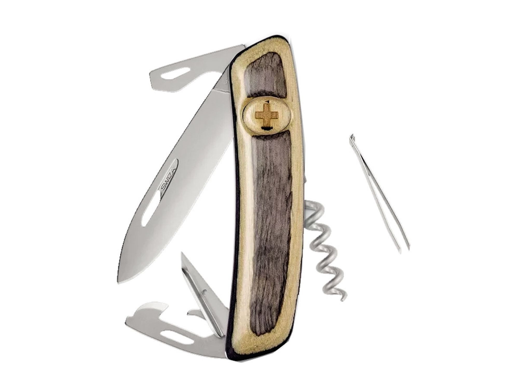 SWIZA Taschenmesser Swiza D03 AM Pakkaholz Weiß KNI.0036.6520